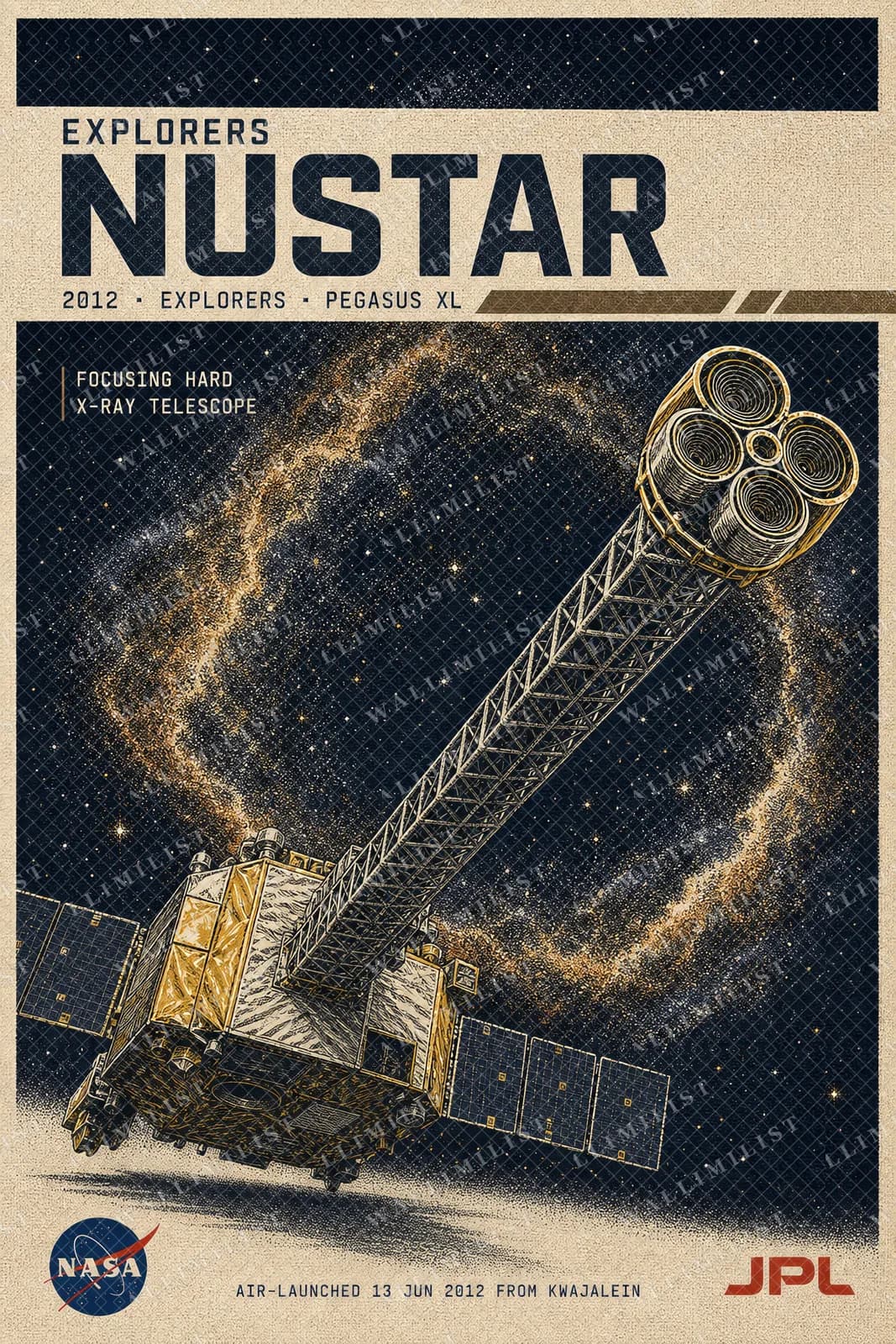Actual watermarked print of NuSTAR