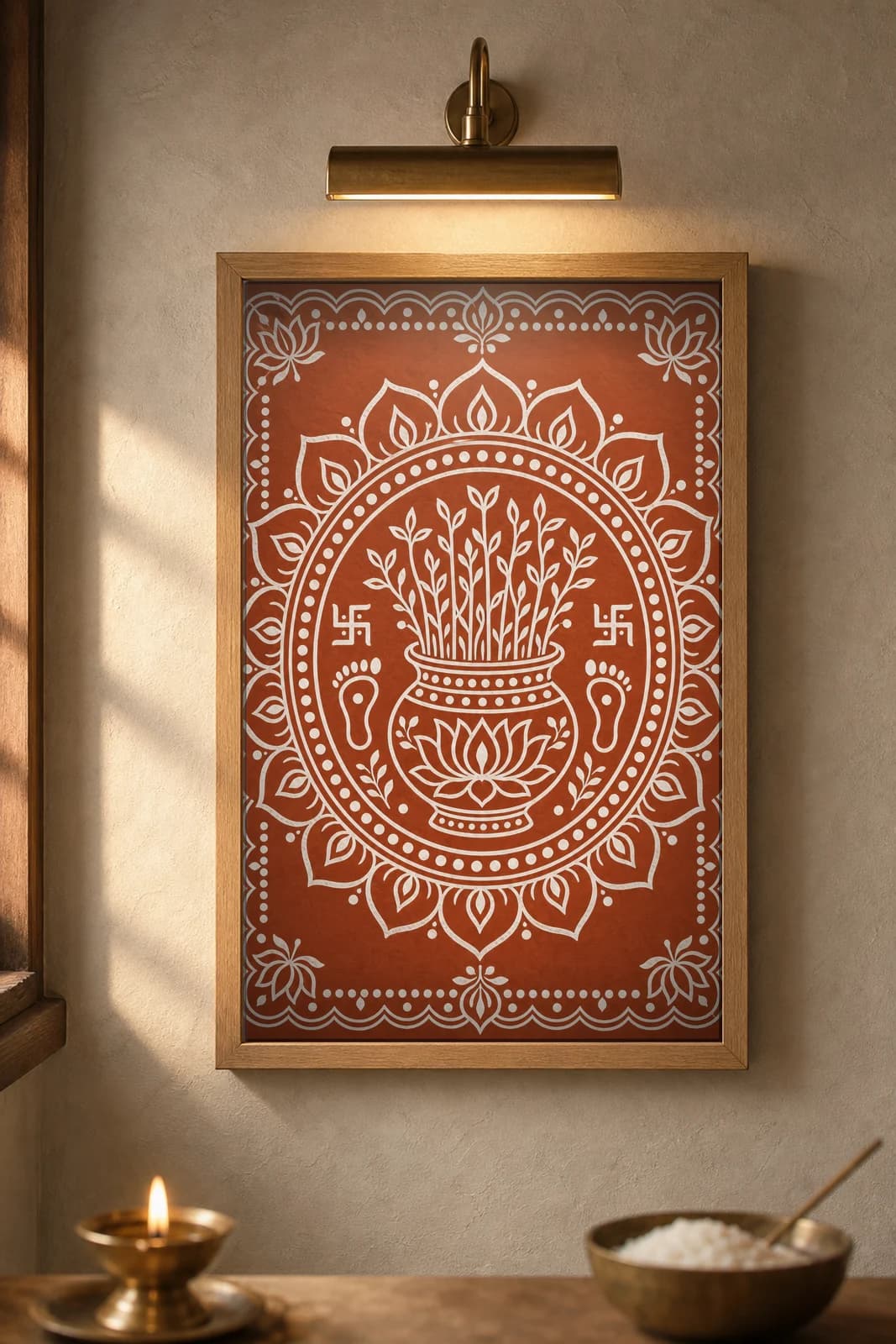 Harela — framed museum print, Aipan