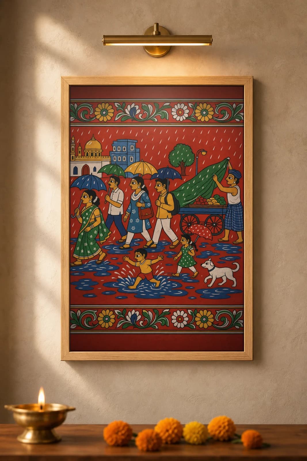 Varsham Street — framed museum print, Cheriyal