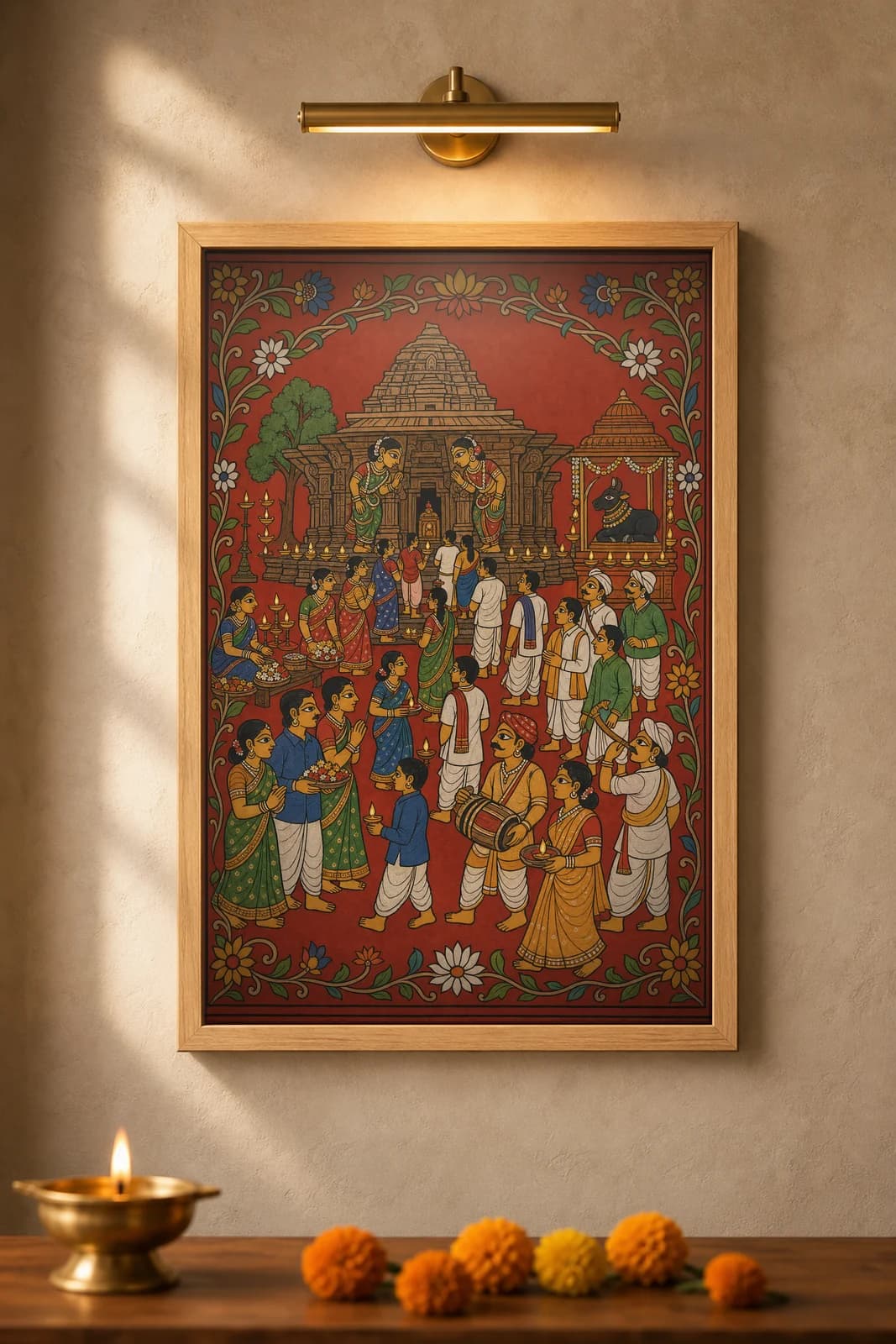 Ramappa Utsavam — framed museum print, Cheriyal