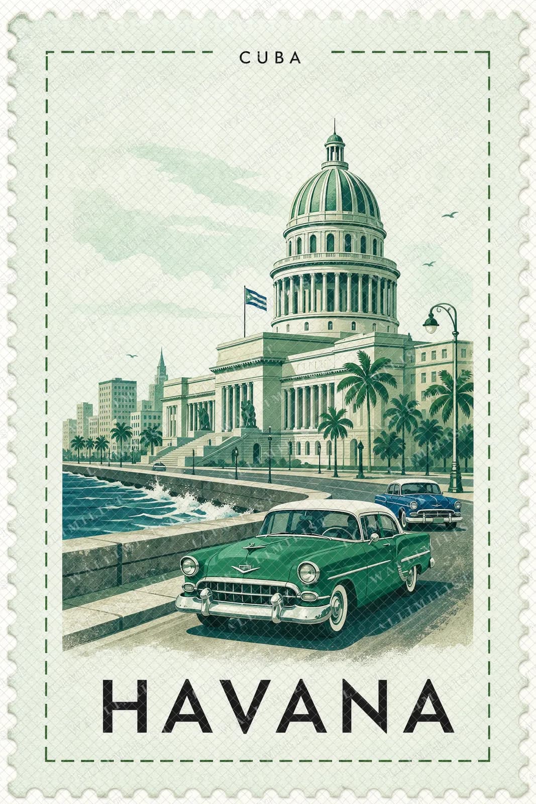 Actual watermarked print of Havana