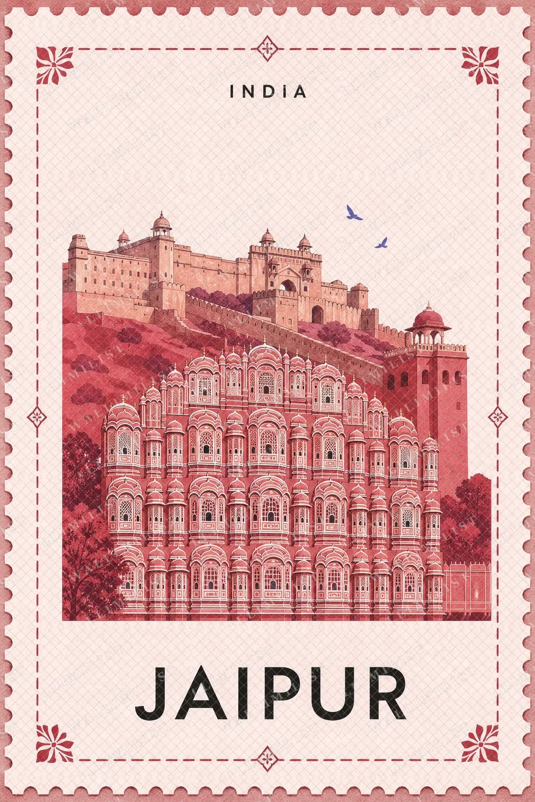 Actual watermarked print of Jaipur