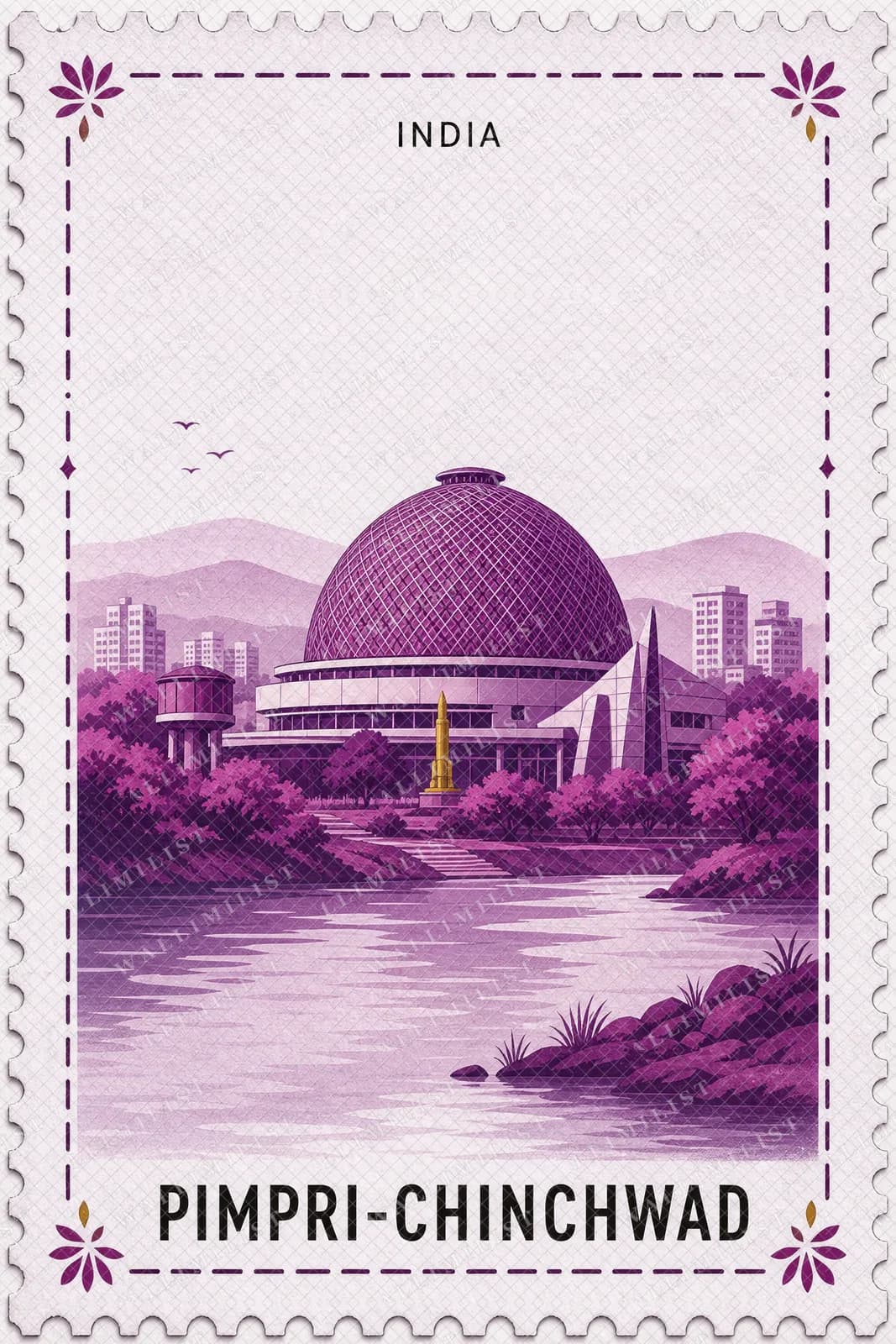 Actual watermarked print of Pimpri-Chinchwad