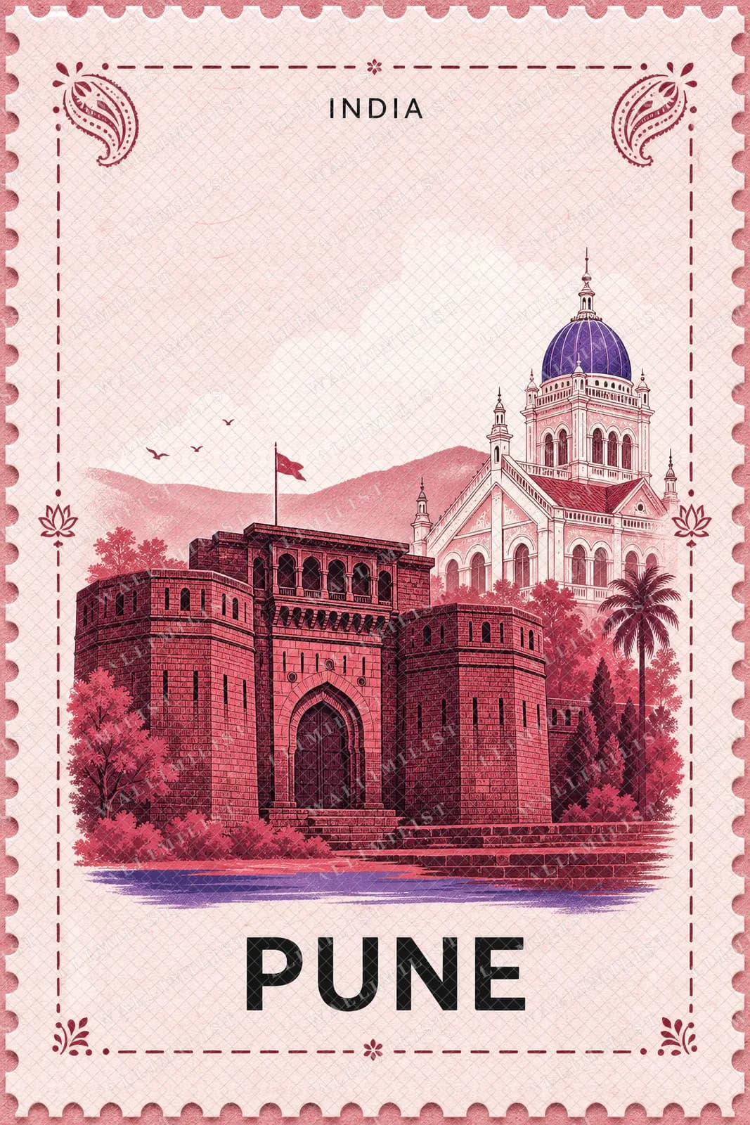 Actual watermarked print of Pune