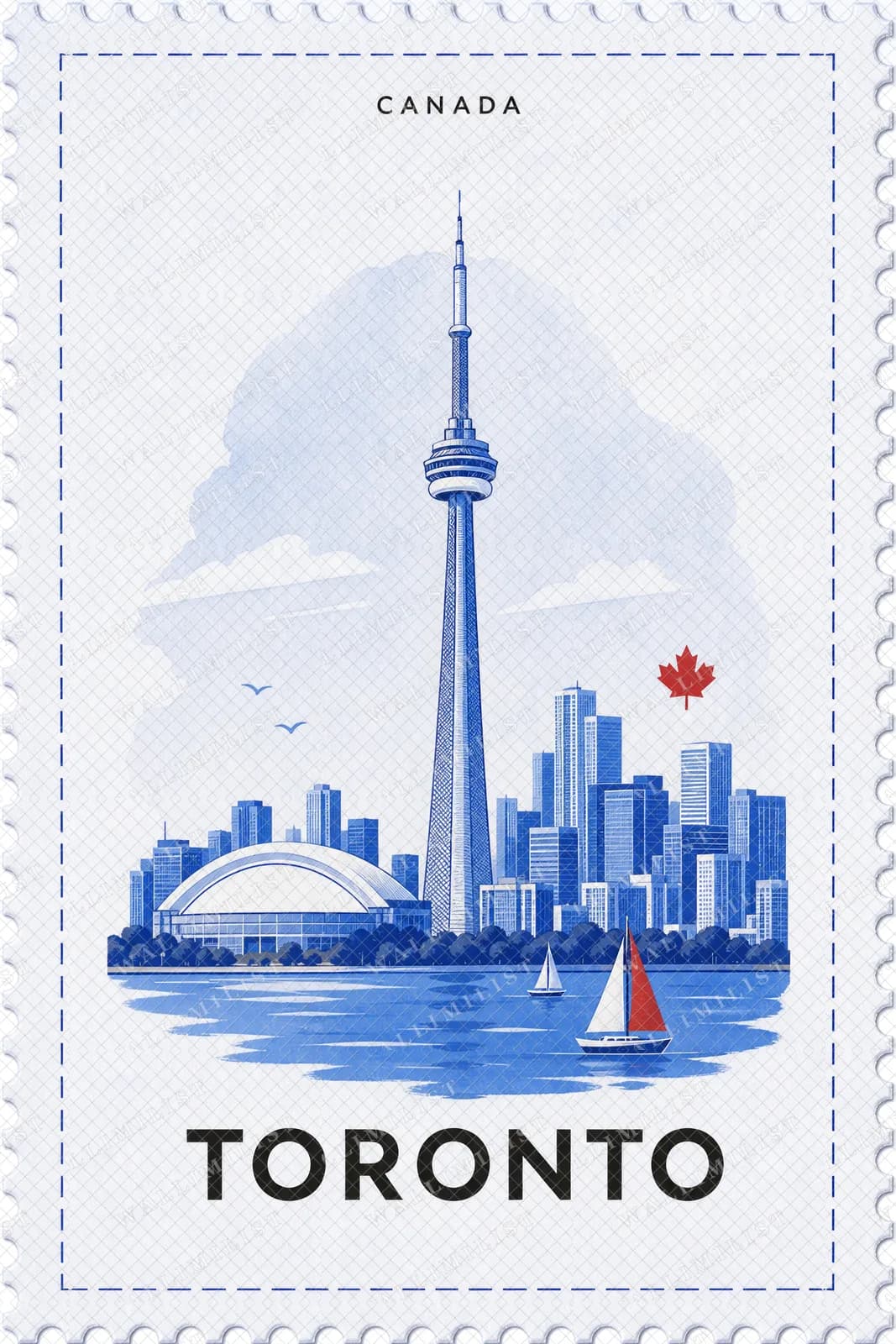 Actual watermarked print of Toronto