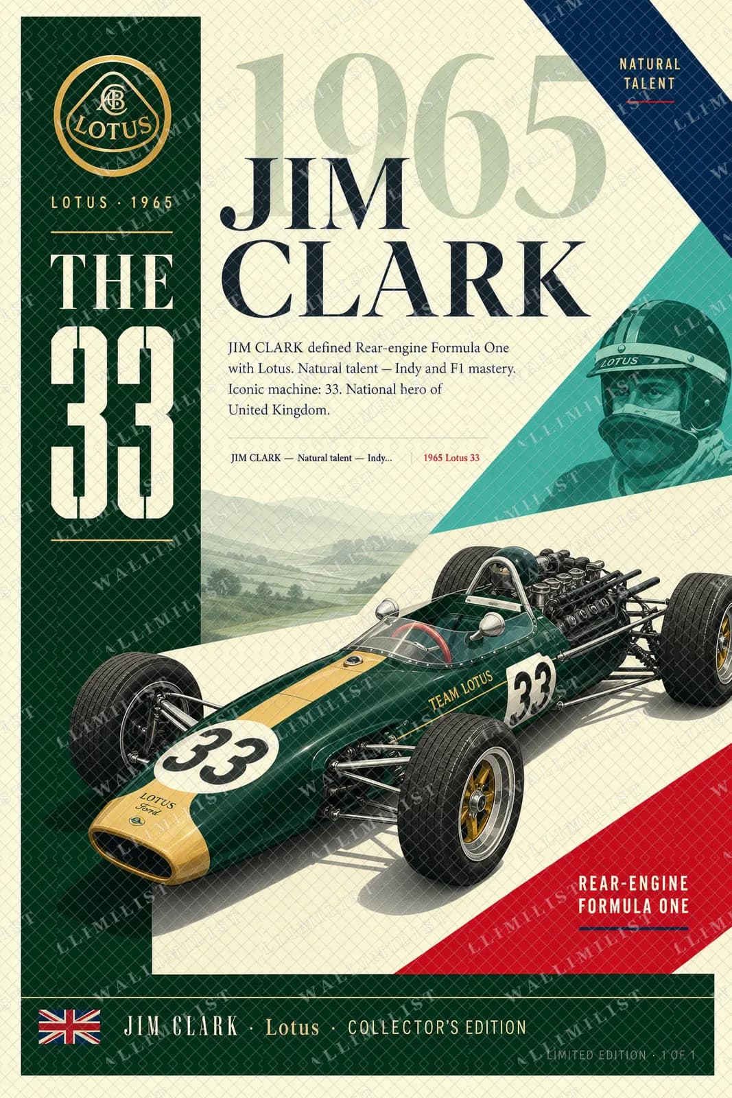 Actual watermarked print of Jim Clark