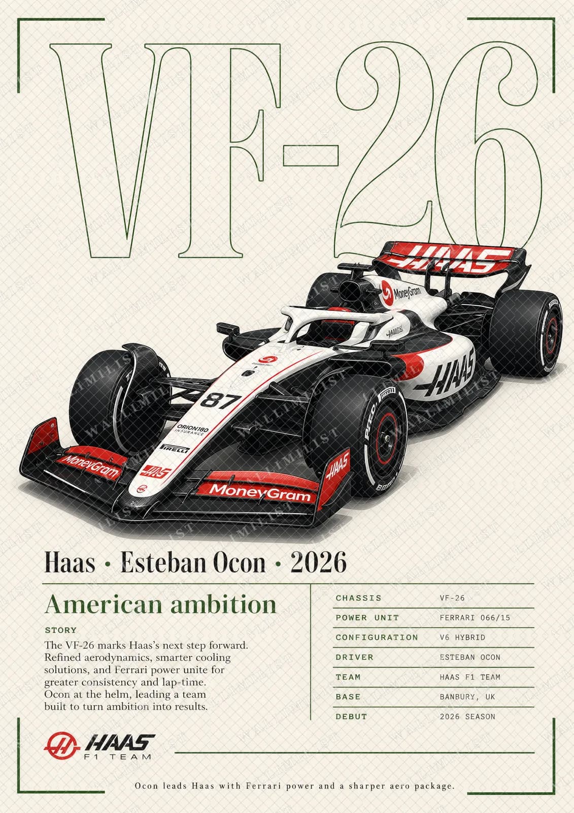 Actual watermarked print of Esteban Ocon — VF-26