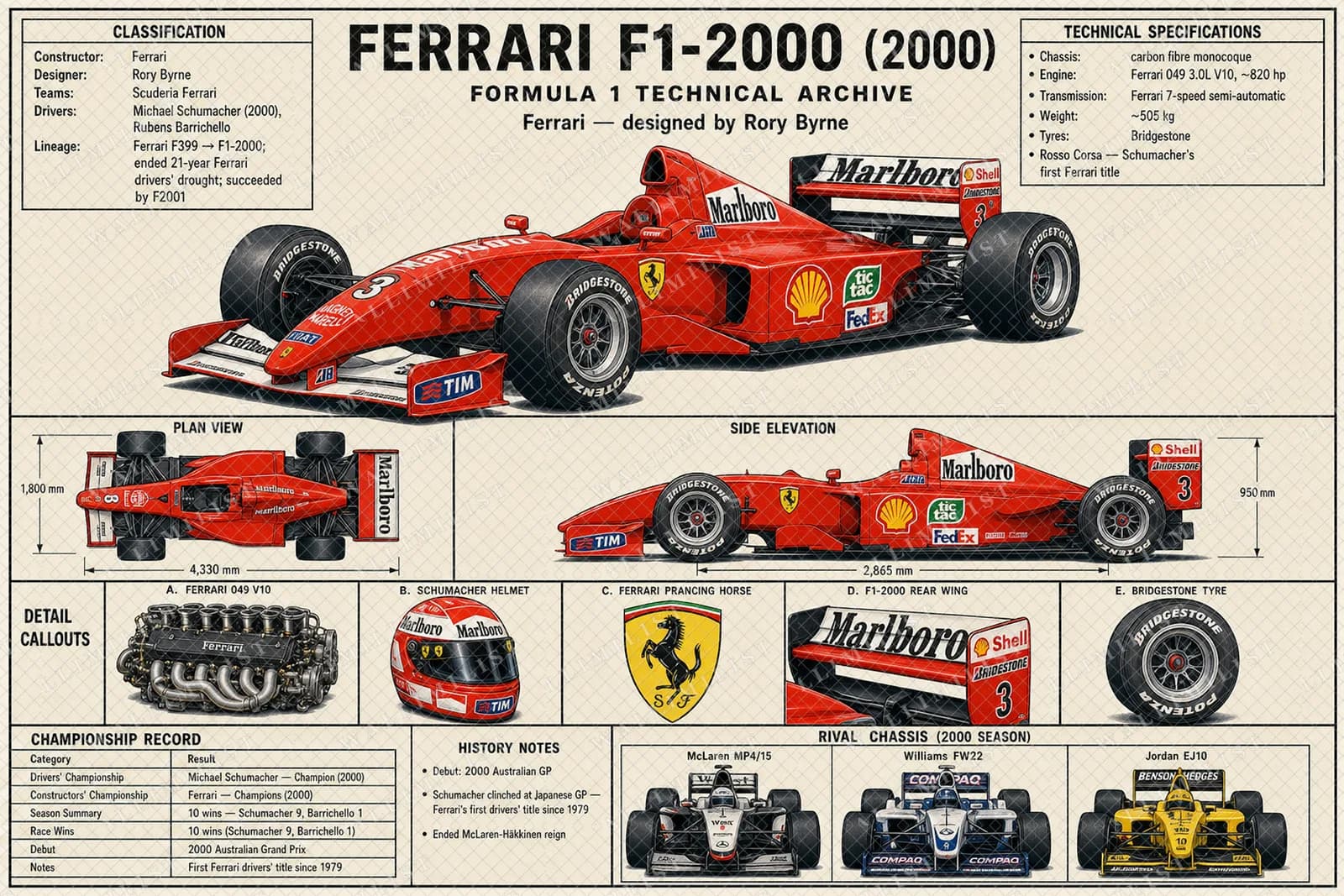 Actual watermarked print of F1-2000