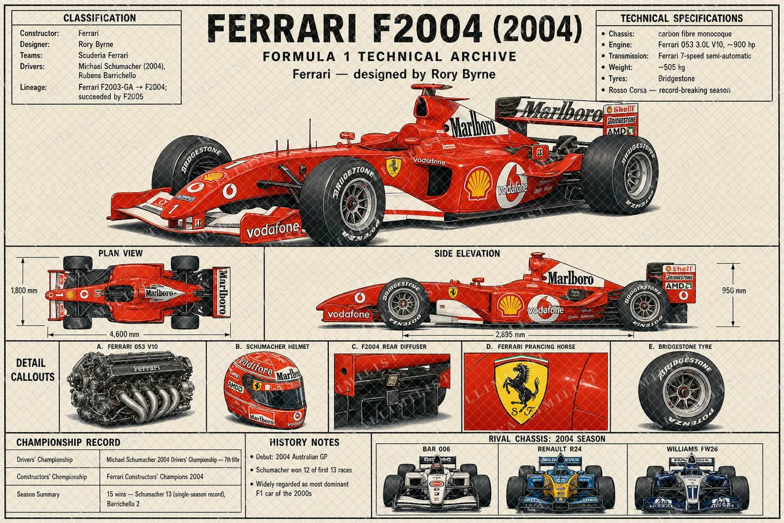 Actual watermarked print of F2004