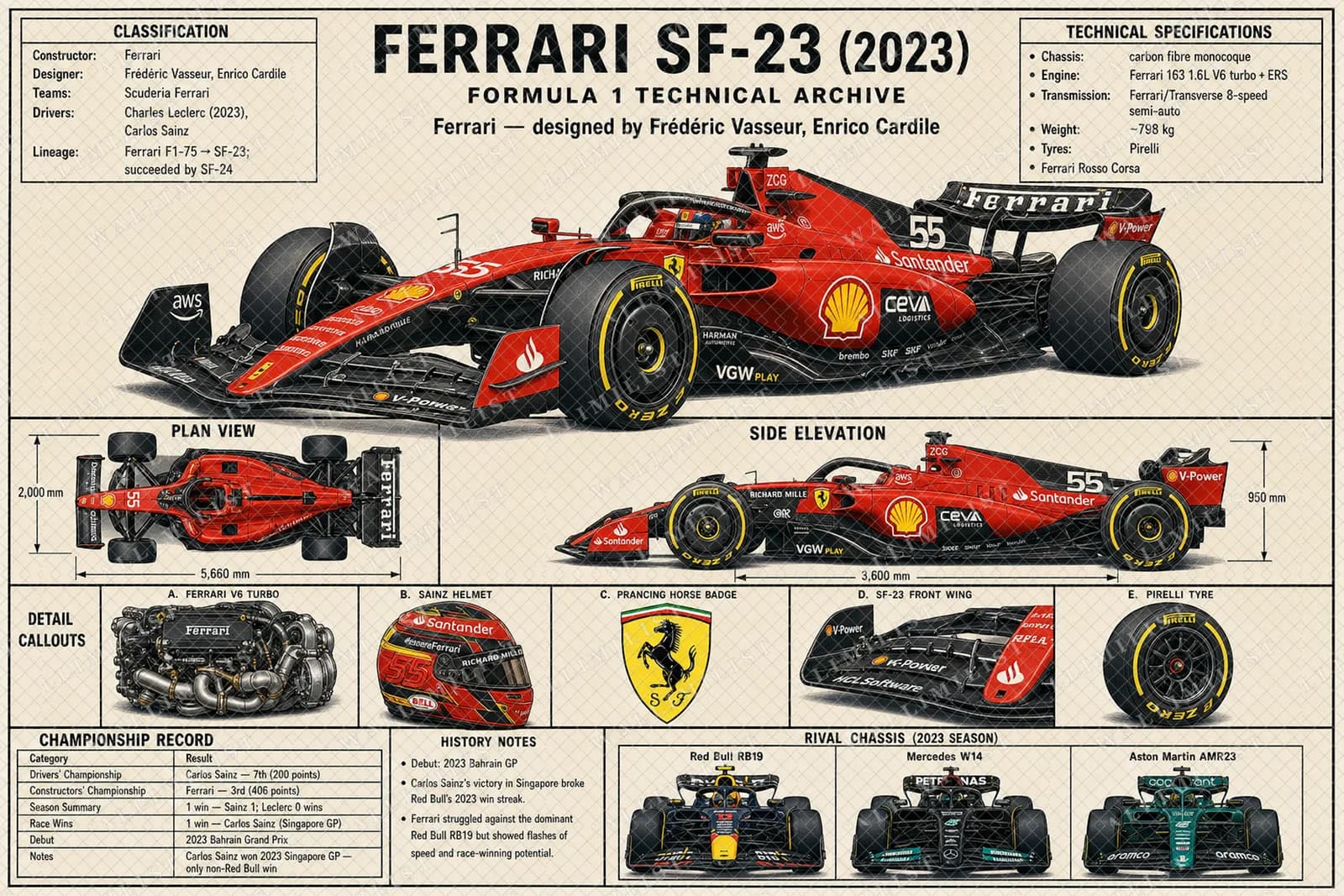 Actual watermarked print of SF-23