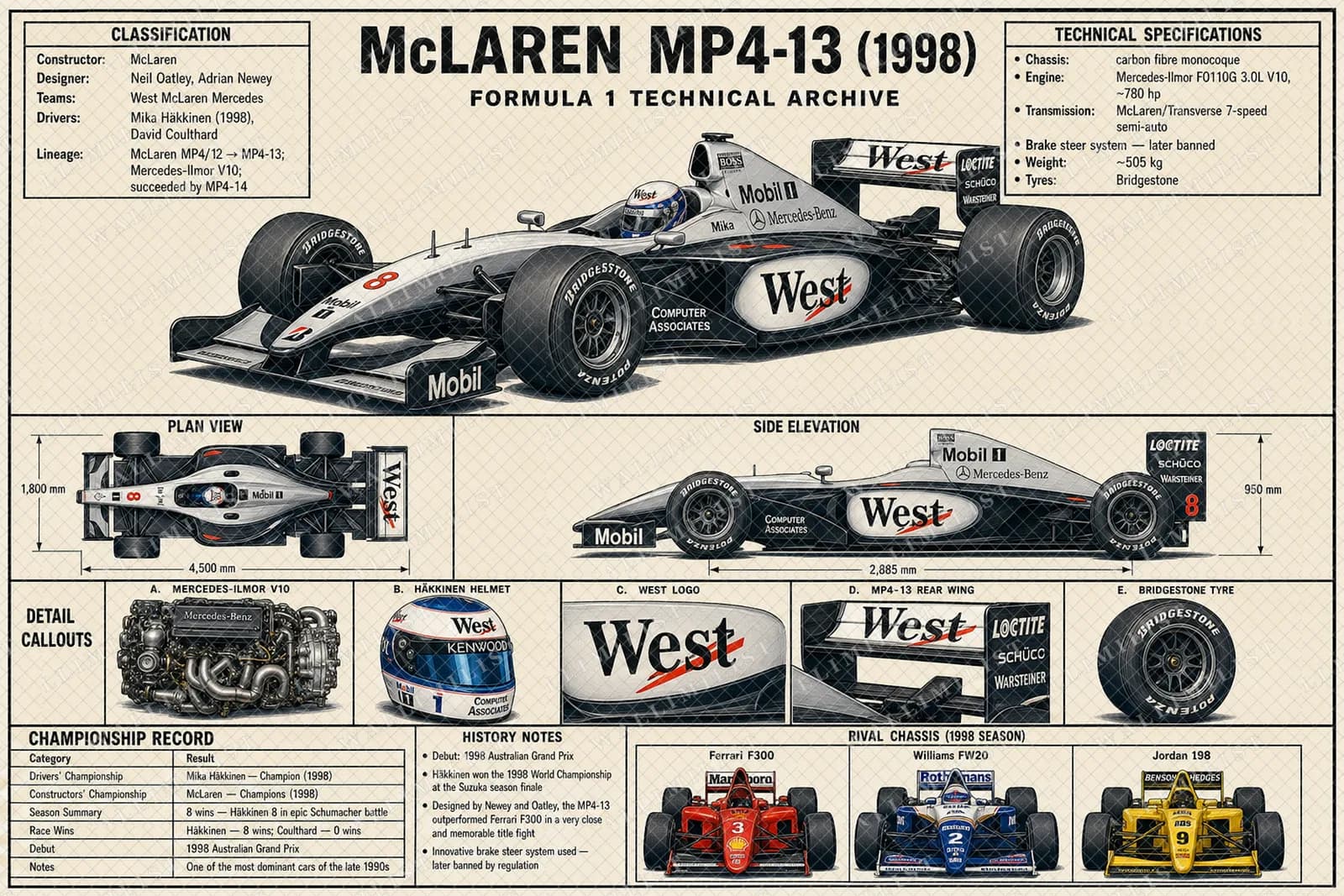 Actual watermarked print of MP4-13