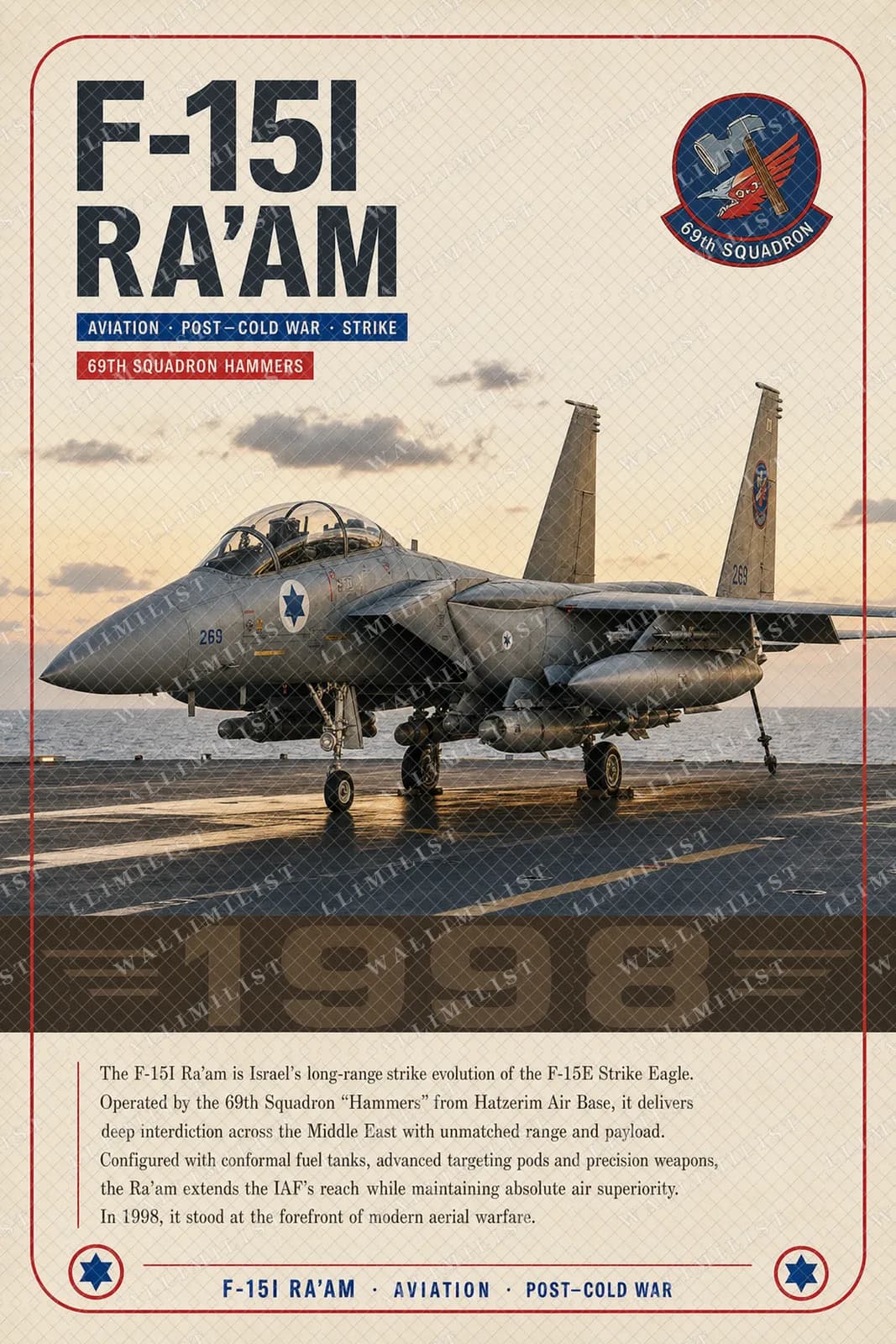 Actual watermarked print of F-15I Ra'am