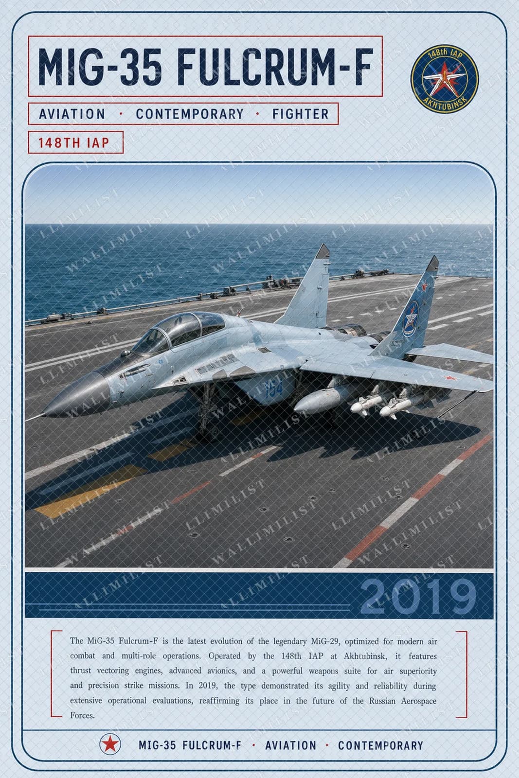 Actual watermarked print of MiG-35 Fulcrum-F