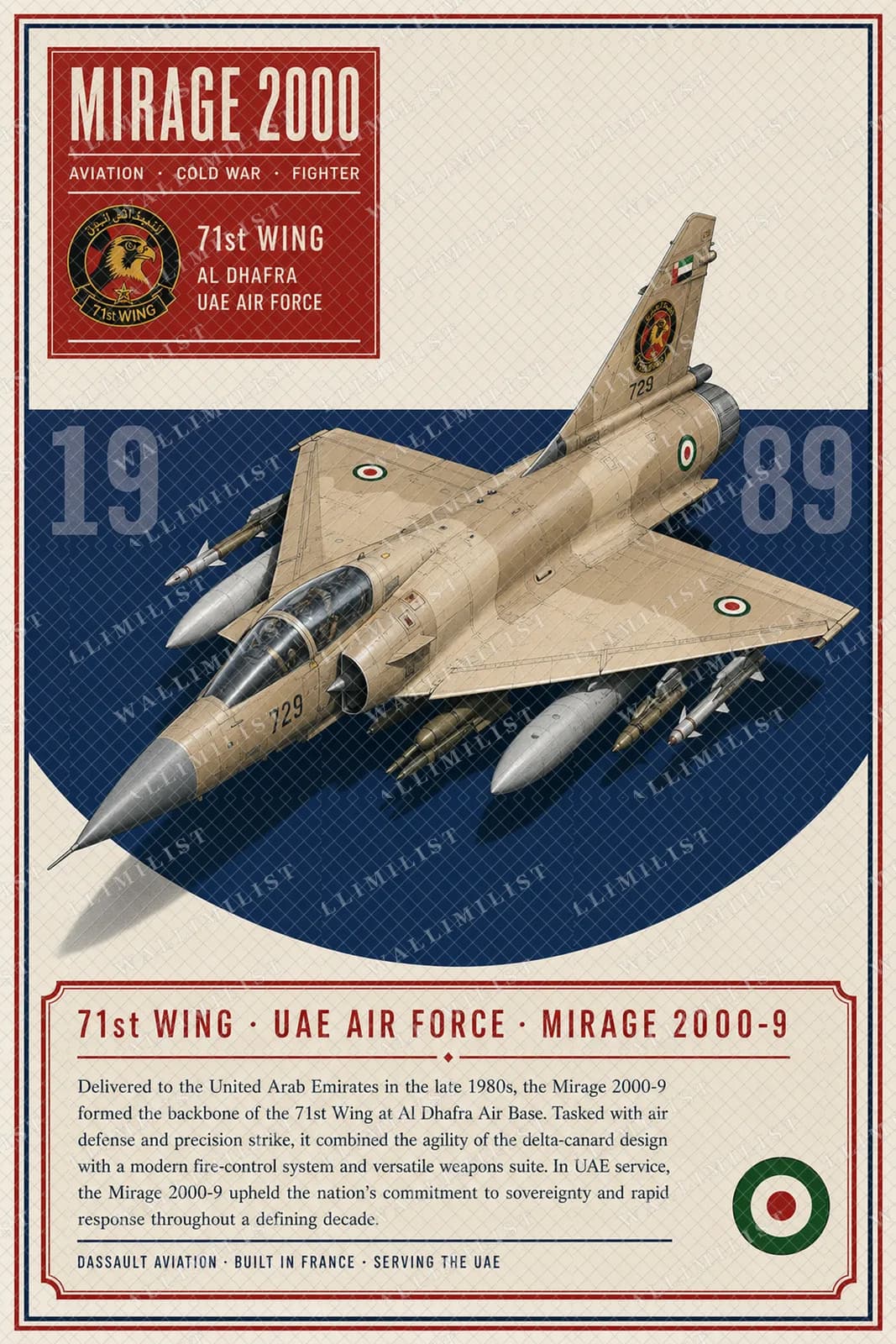 Actual watermarked print of Mirage 2000-9