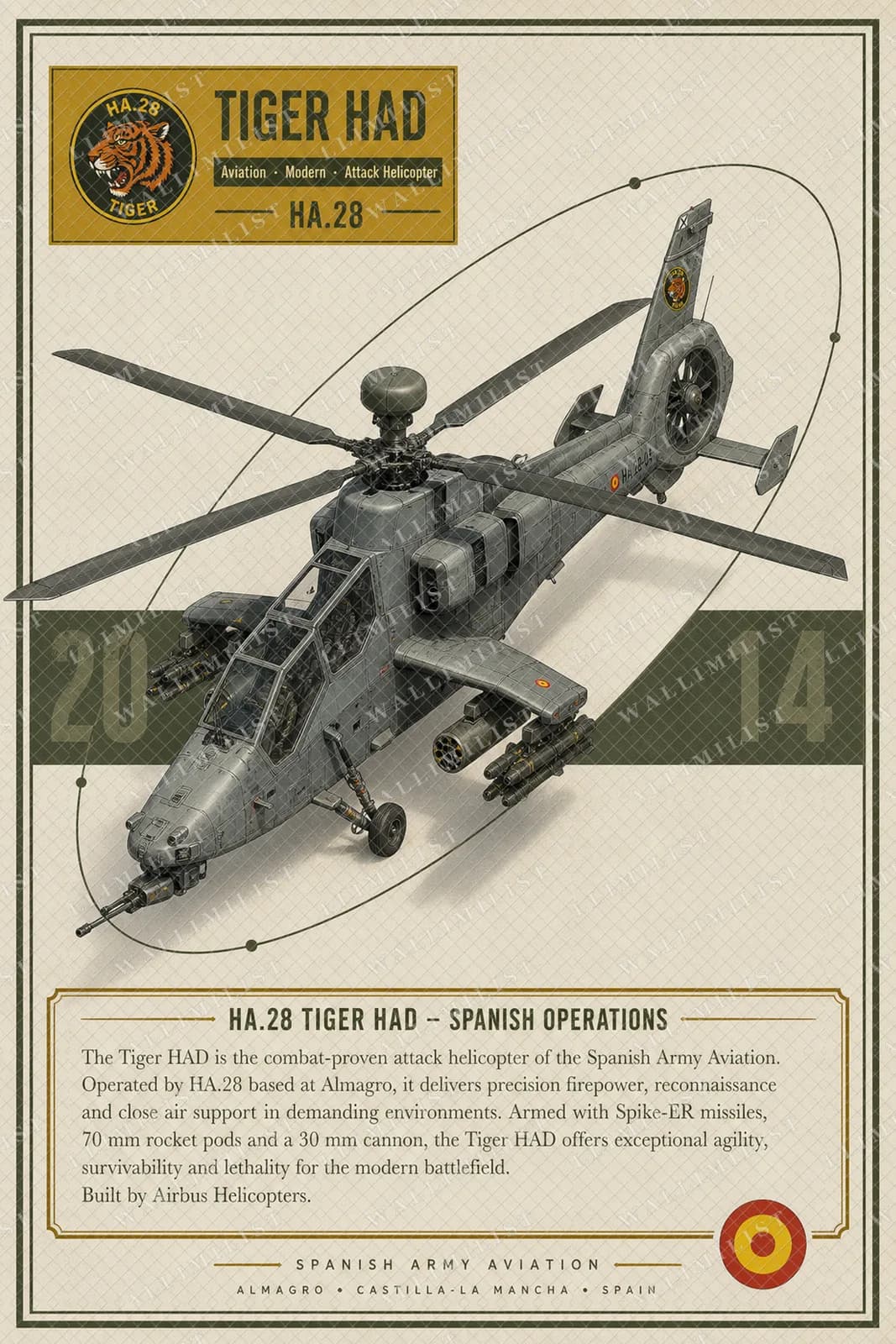 Actual watermarked print of Tiger HAD