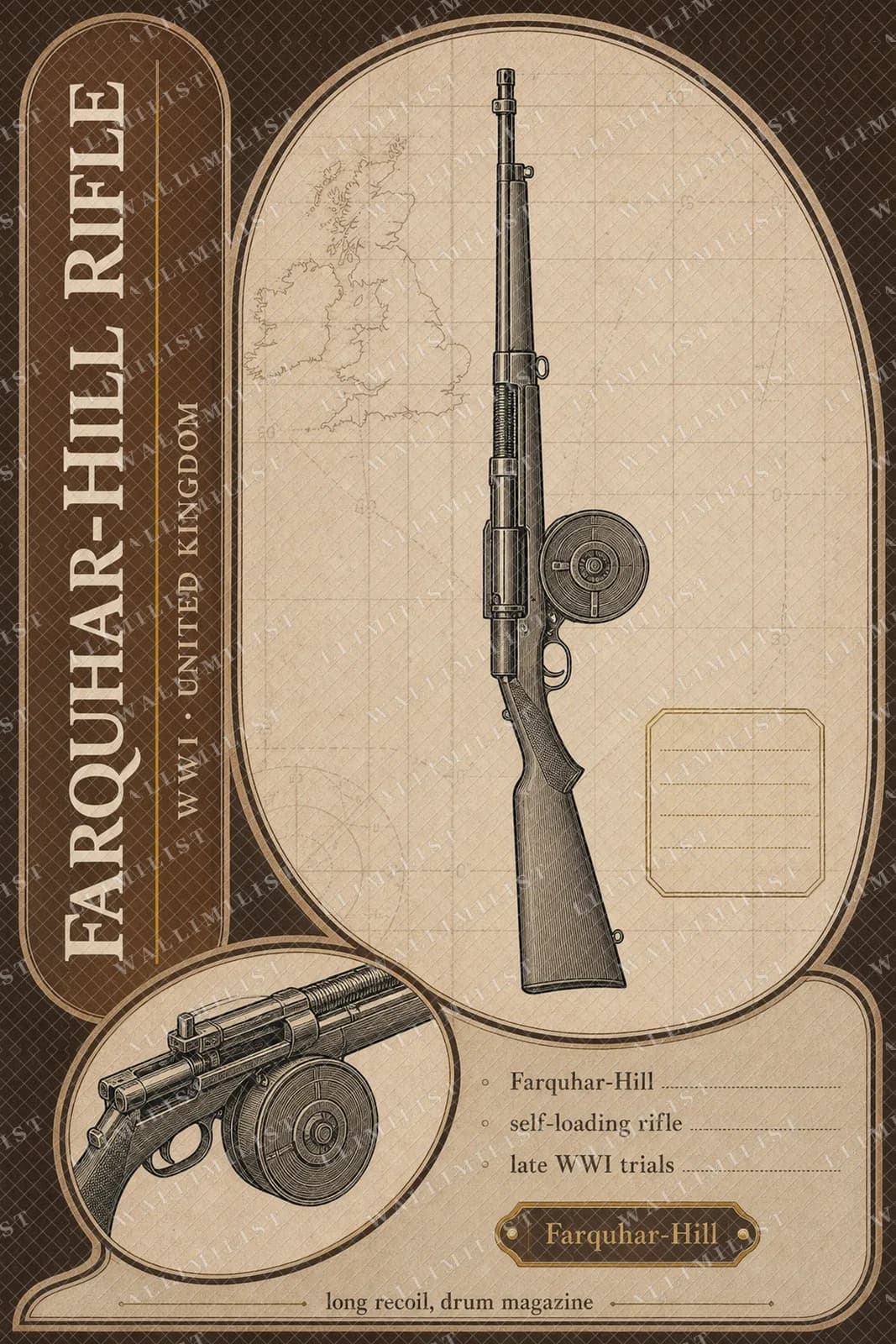 Actual watermarked print of Farquhar-Hill Rifle — Forgotten Weapons