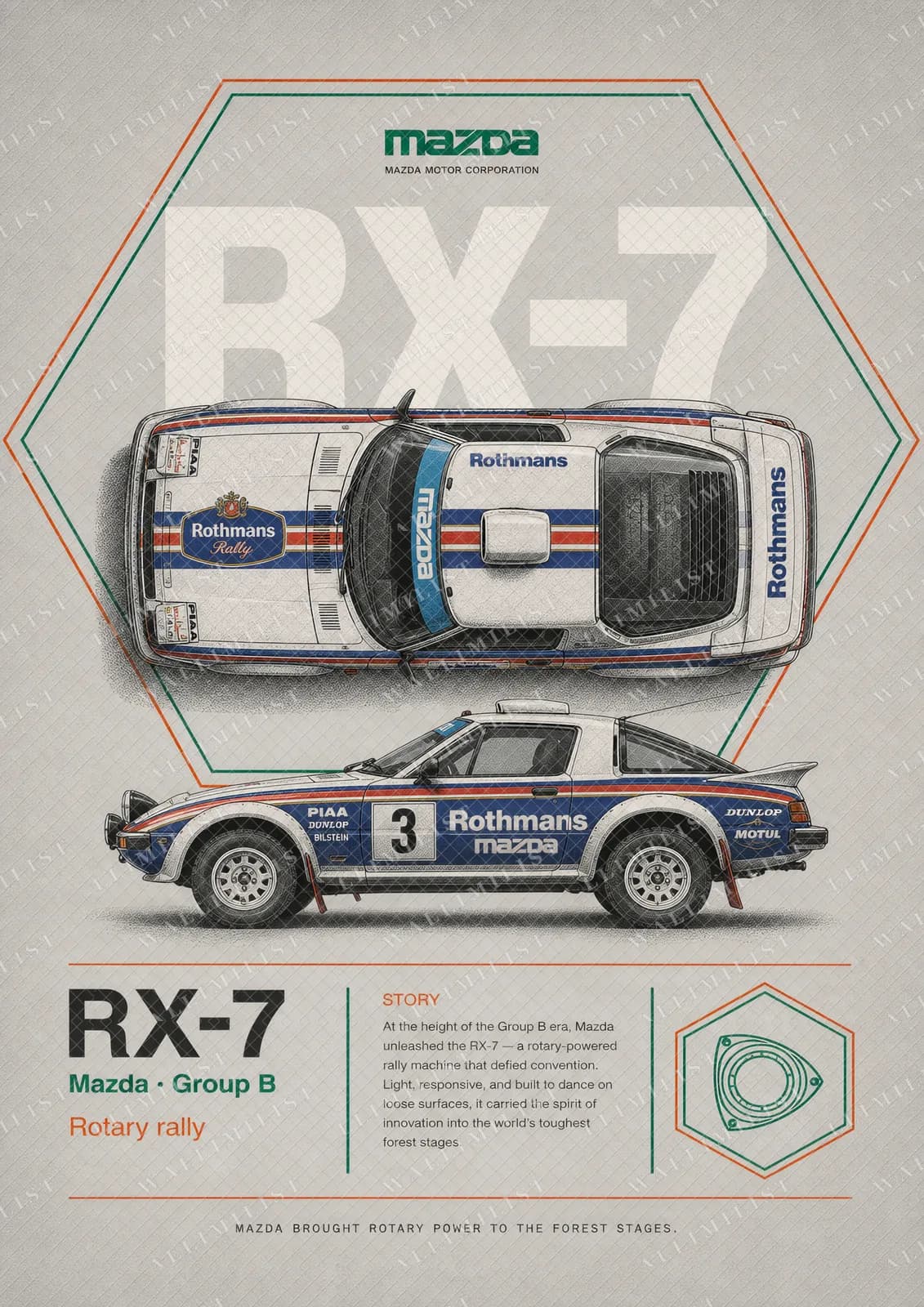 Actual watermarked print of RX-7