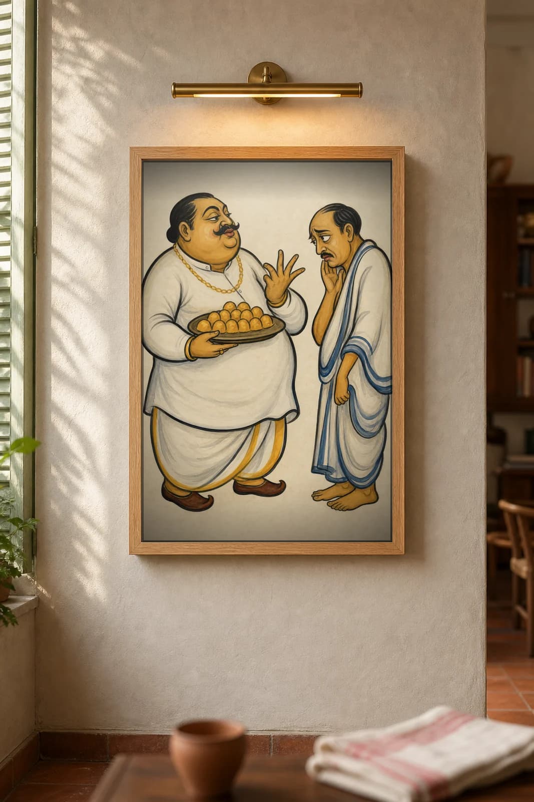 The In-Law — framed museum print, Kalighat