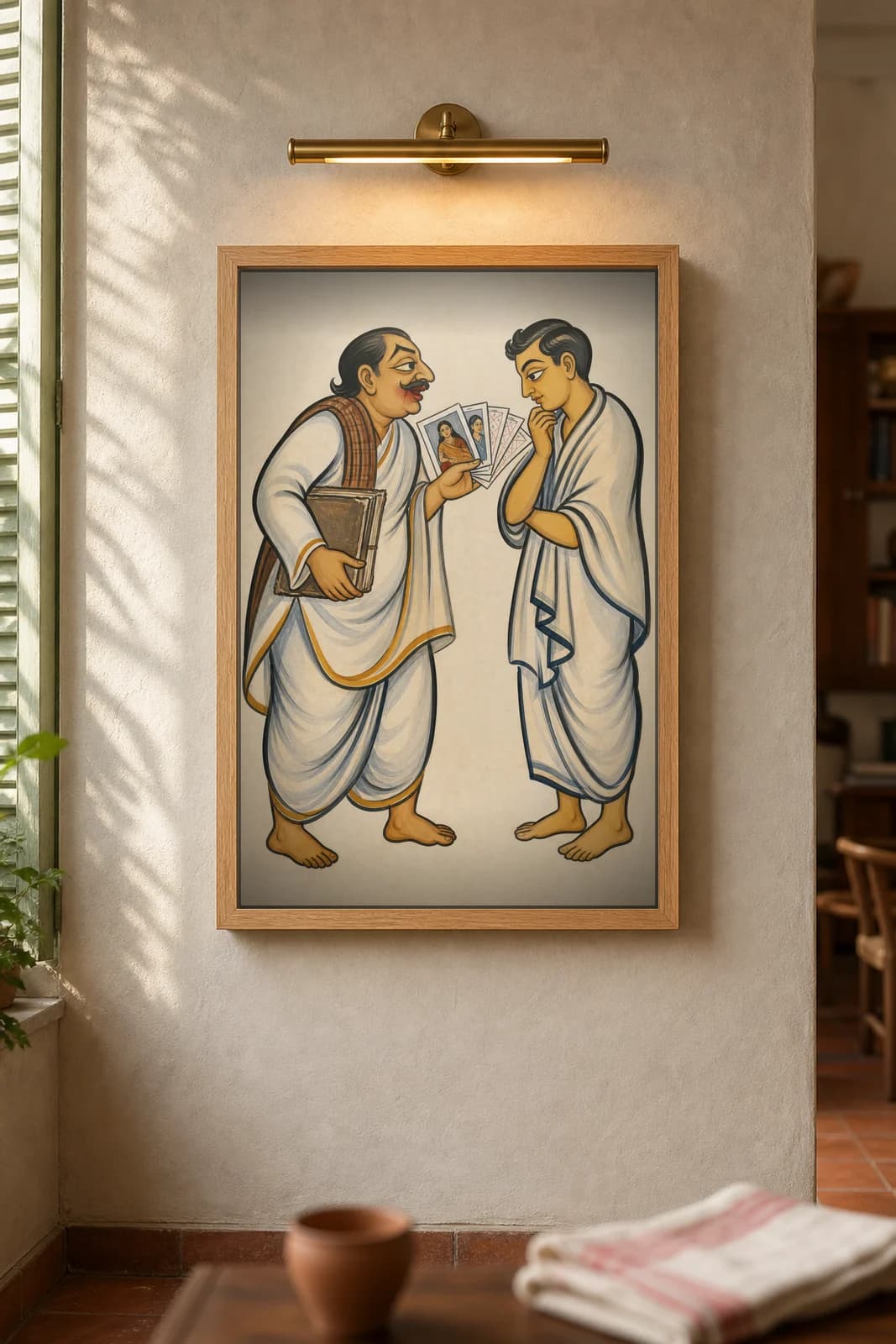 The Ghatak — framed museum print, Kalighat