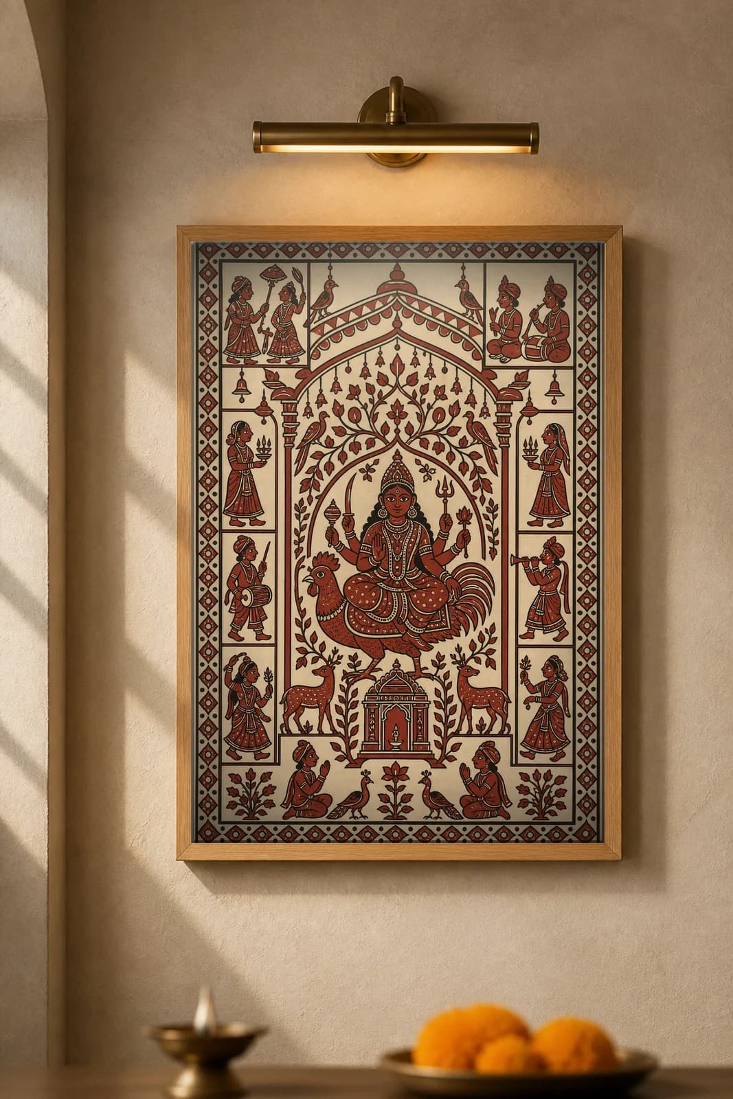 Tree of Life Shrine — framed museum print, Mata Ni Pachedi