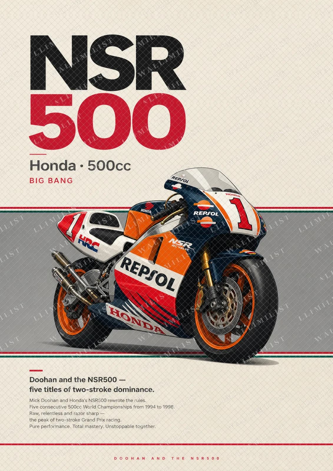 Actual watermarked print of NSR500