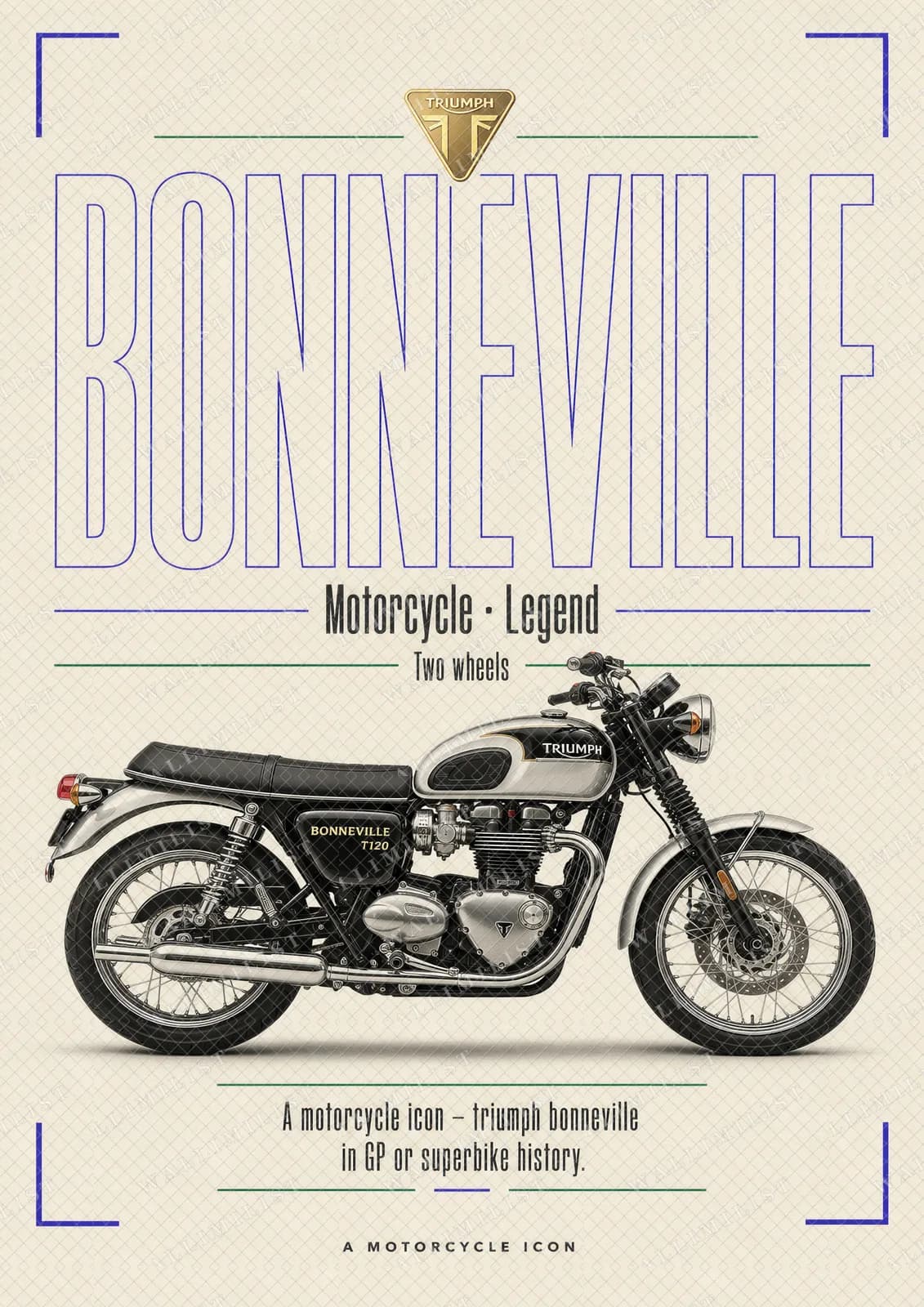 Actual watermarked print of BONNEVILLE