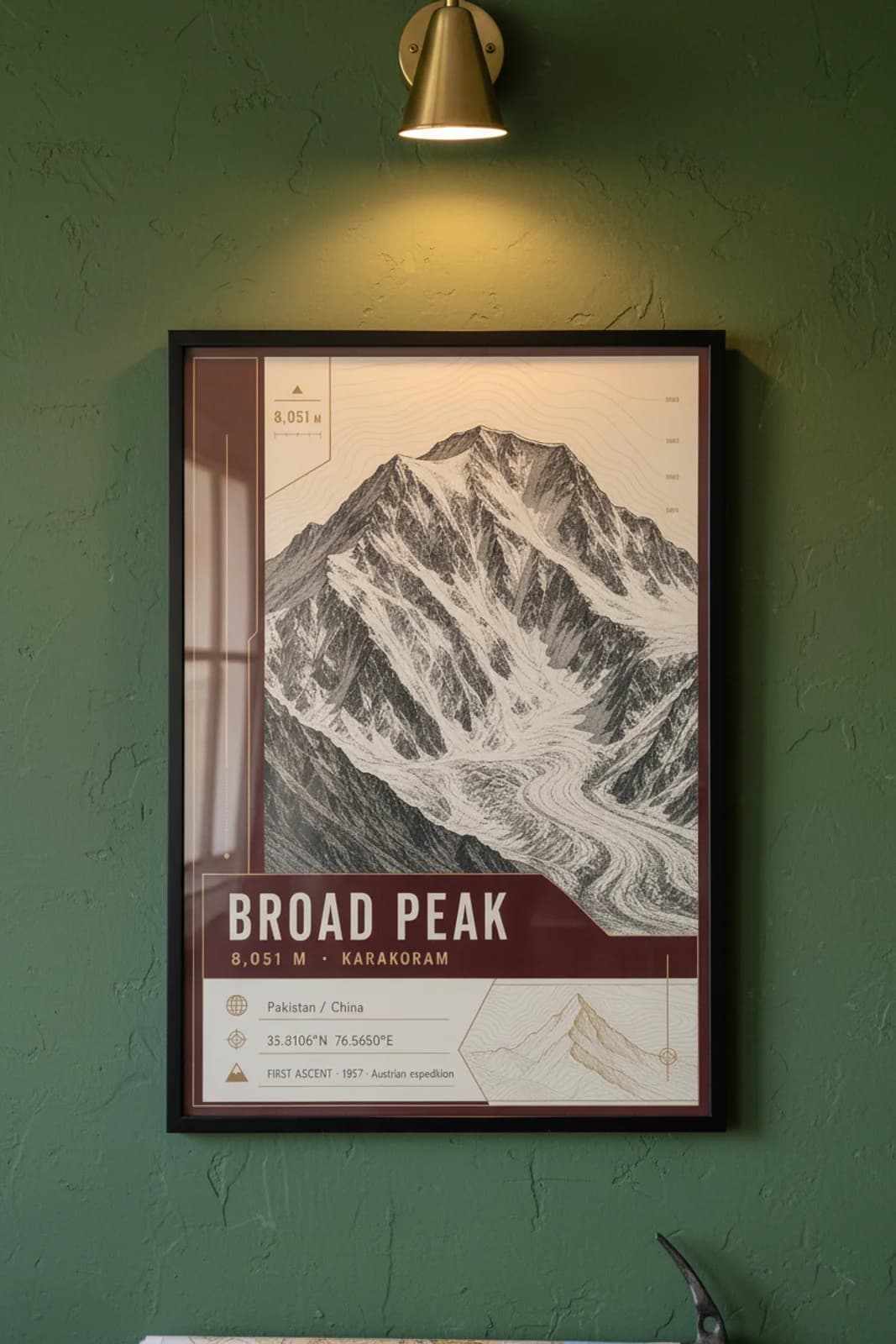 Where to Buy Mountain Peaks Posters — framed museum print, Mountain Peaks