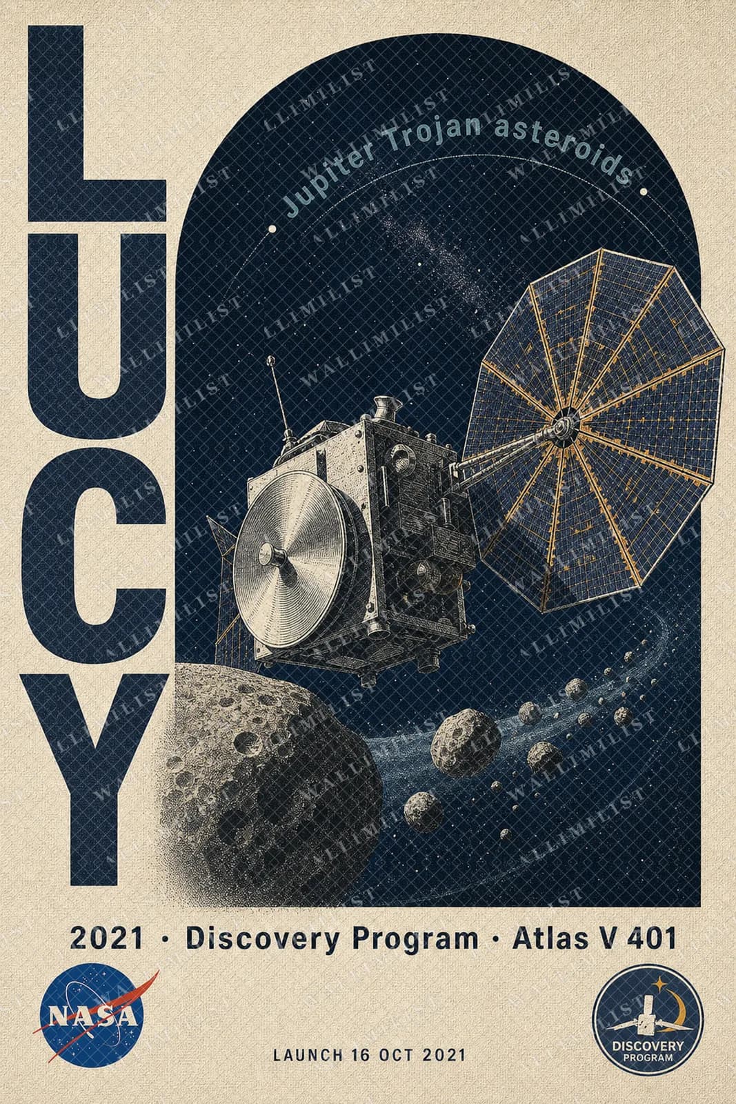 Actual watermarked print of Lucy — NASA Heritage Collector