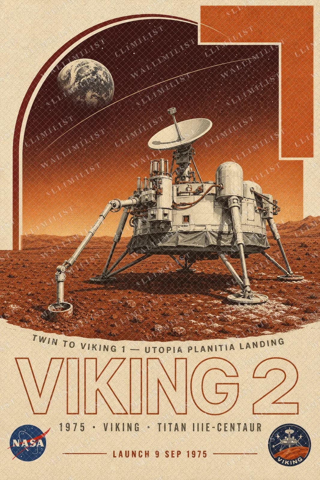 Actual watermarked print of Viking 2