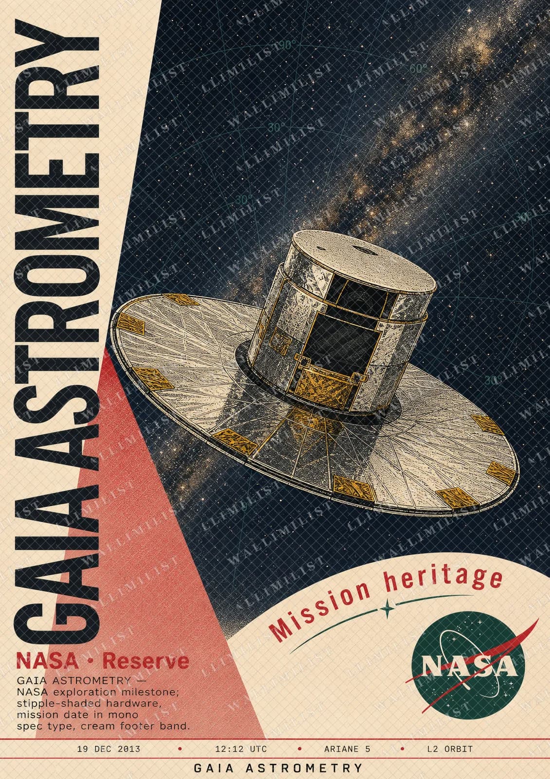 Actual watermarked print of GAIA ASTROMETRY — NASA Missions