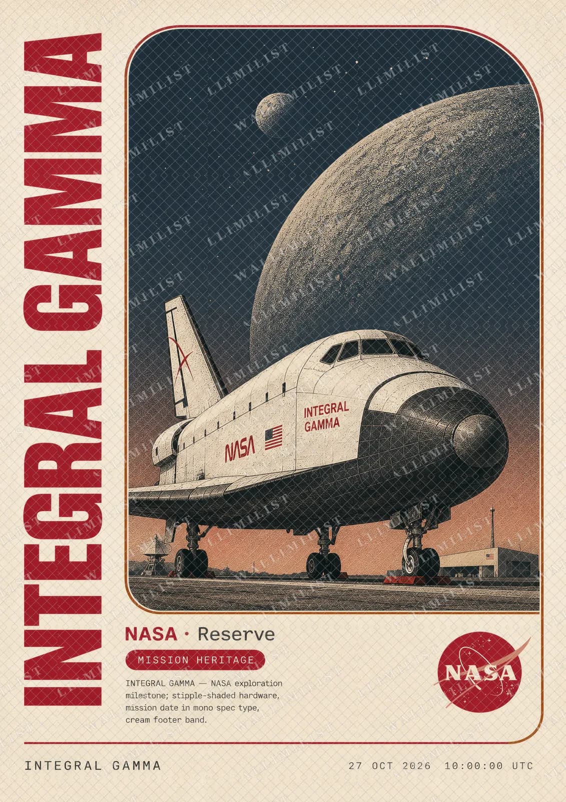 Actual watermarked print of INTEGRAL GAMMA — NASA Missions