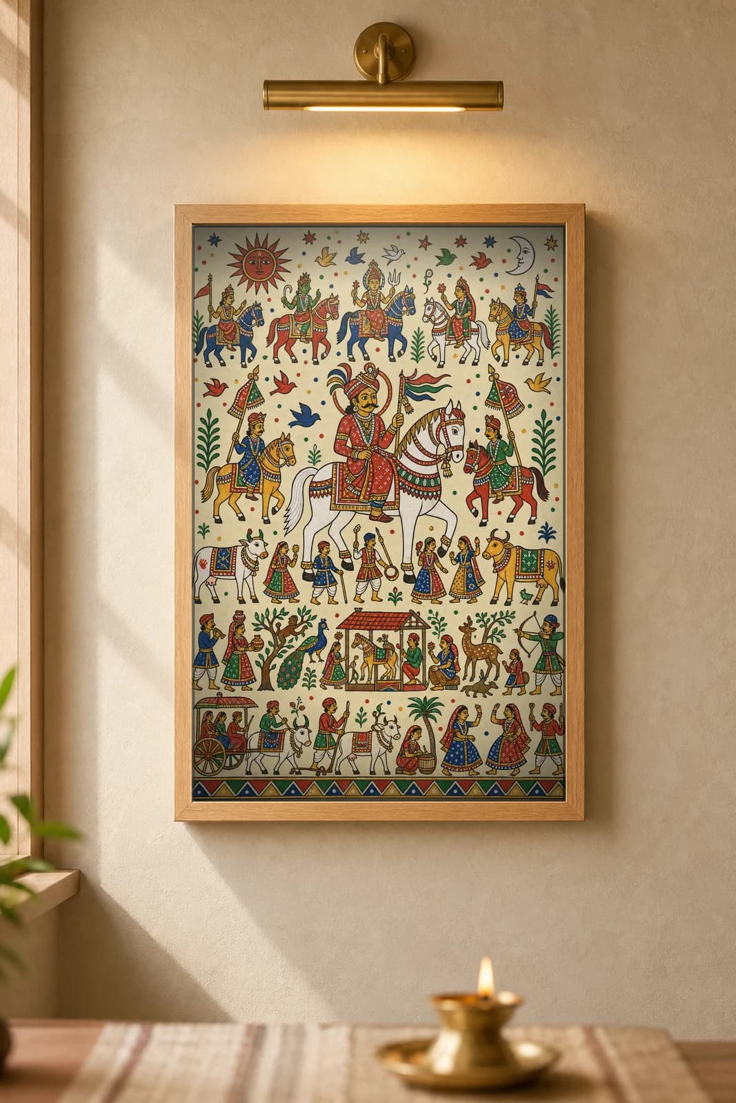 Baba Pithoro — framed museum print, Pithora