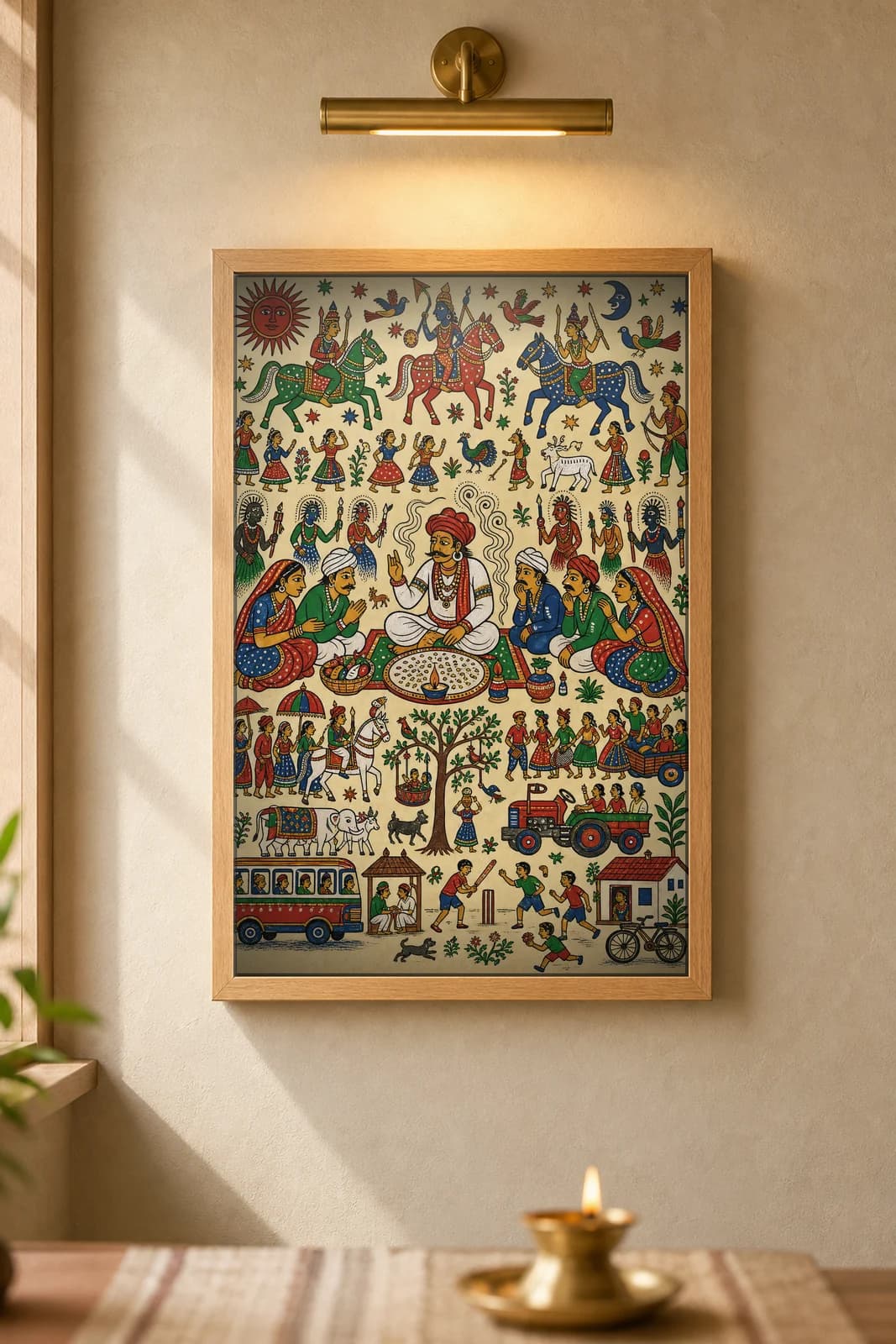 The Badva — framed museum print, Pithora