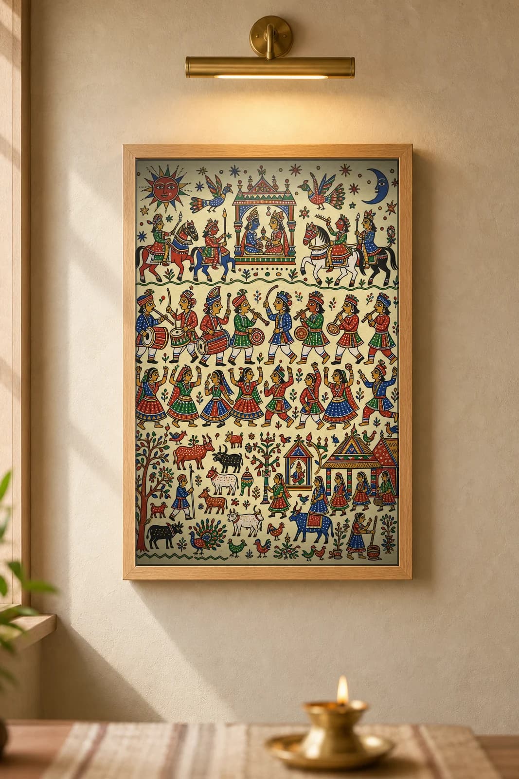 Wedding Band — framed museum print, Pithora
