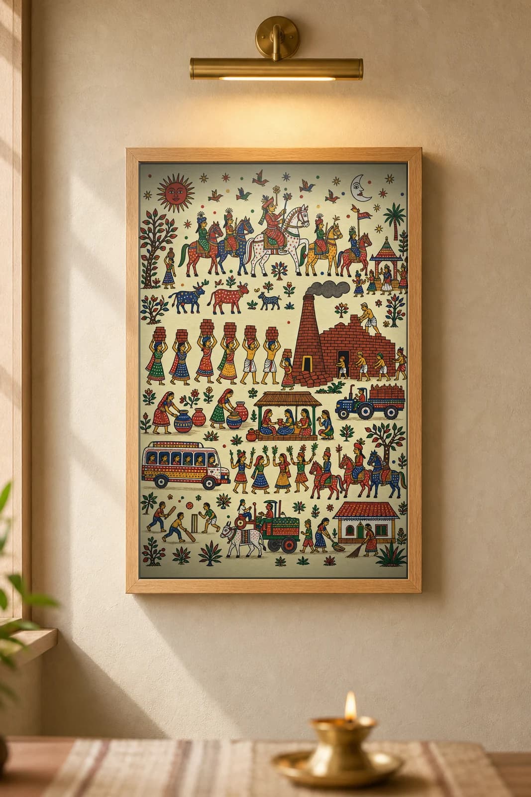 The Kiln — framed museum print, Pithora