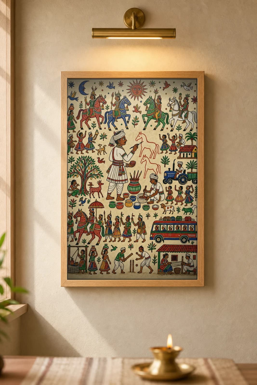 The Gor — framed museum print, Pithora