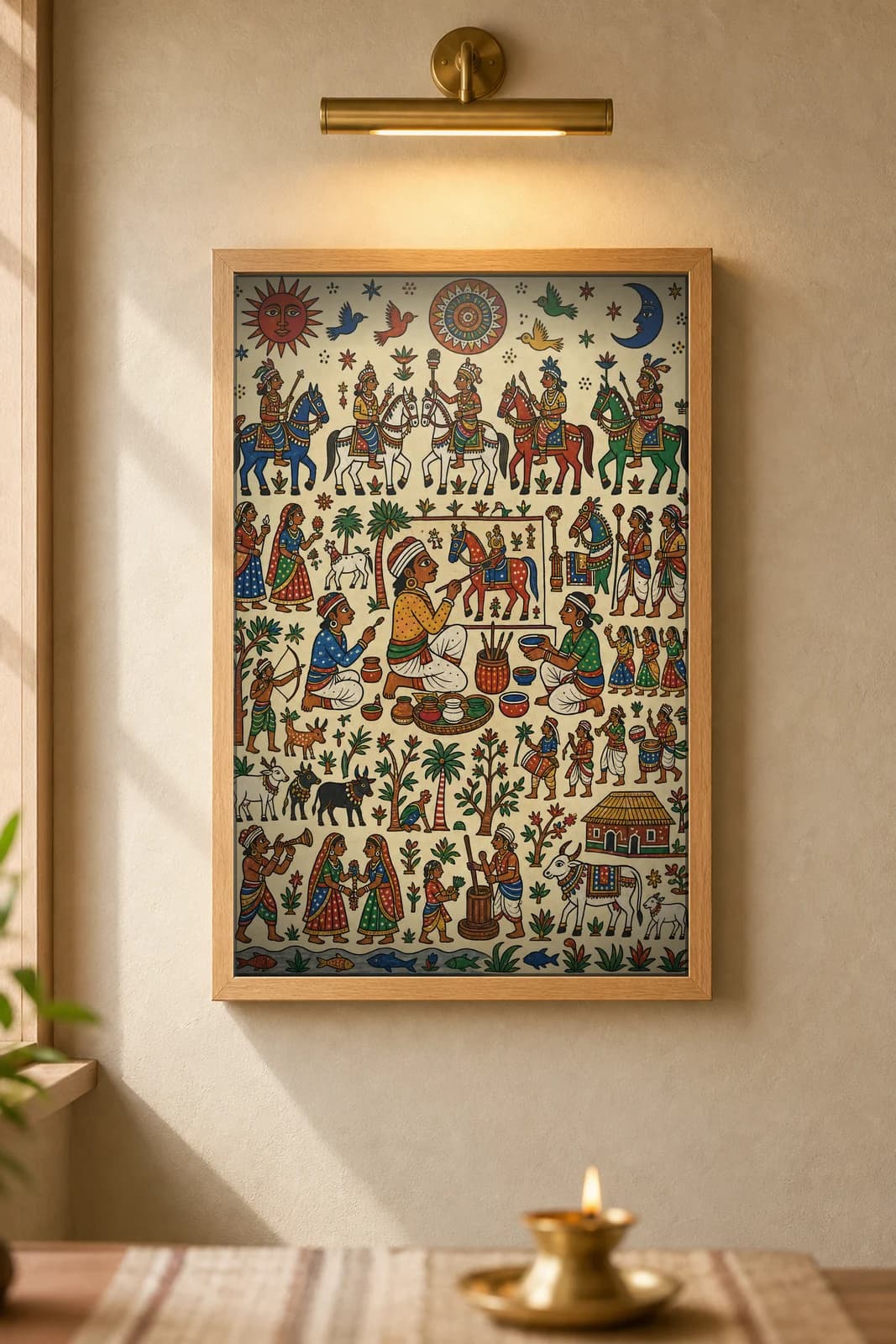 The Lakharo — framed museum print, Pithora