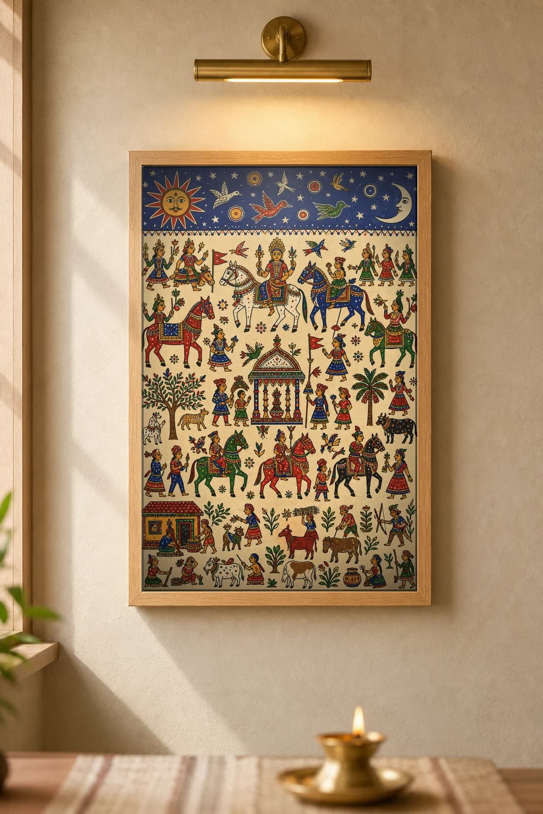 Star Register — framed museum print, Pithora