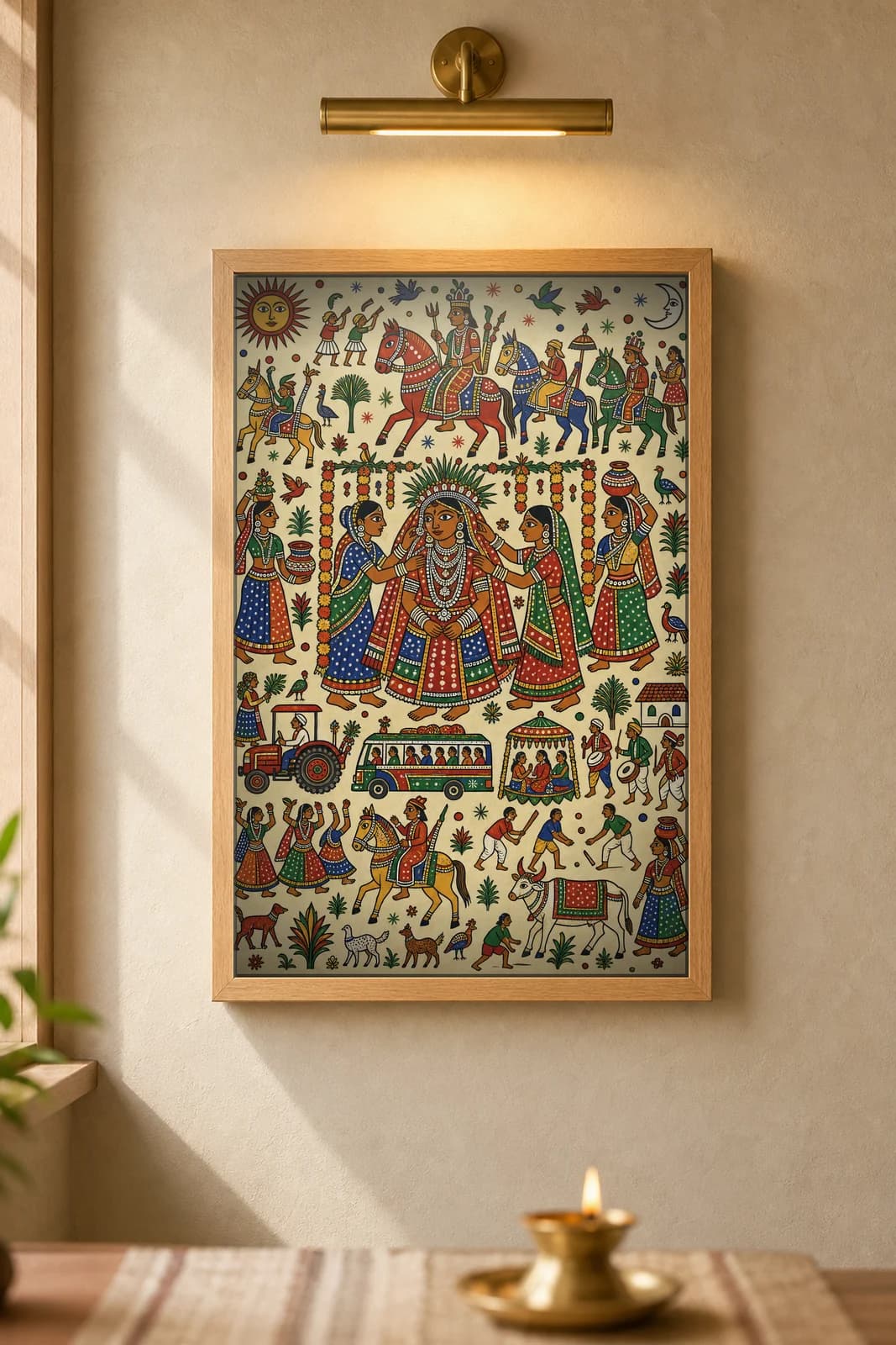 The Bride — framed museum print, Pithora