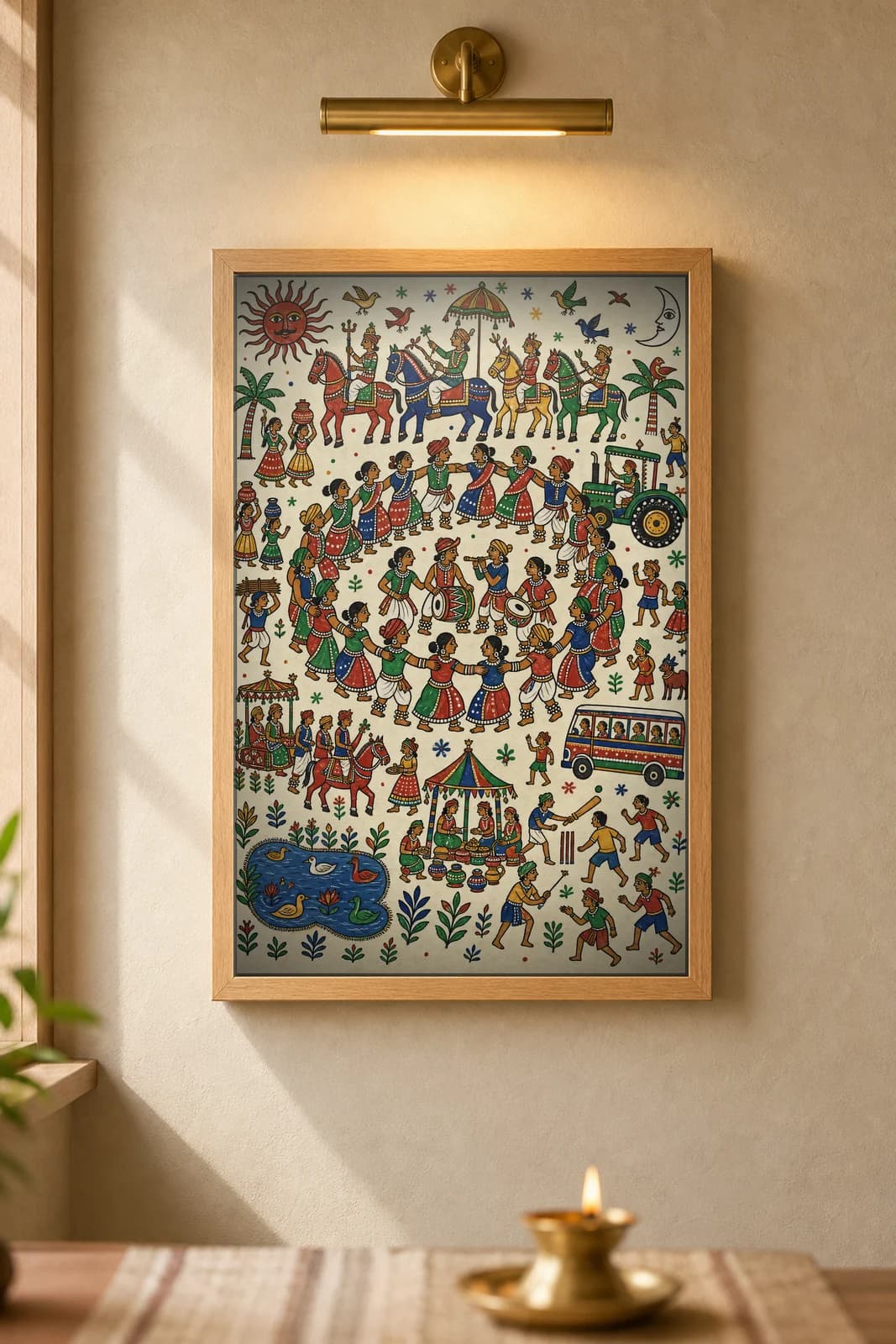The Timli — framed museum print, Pithora
