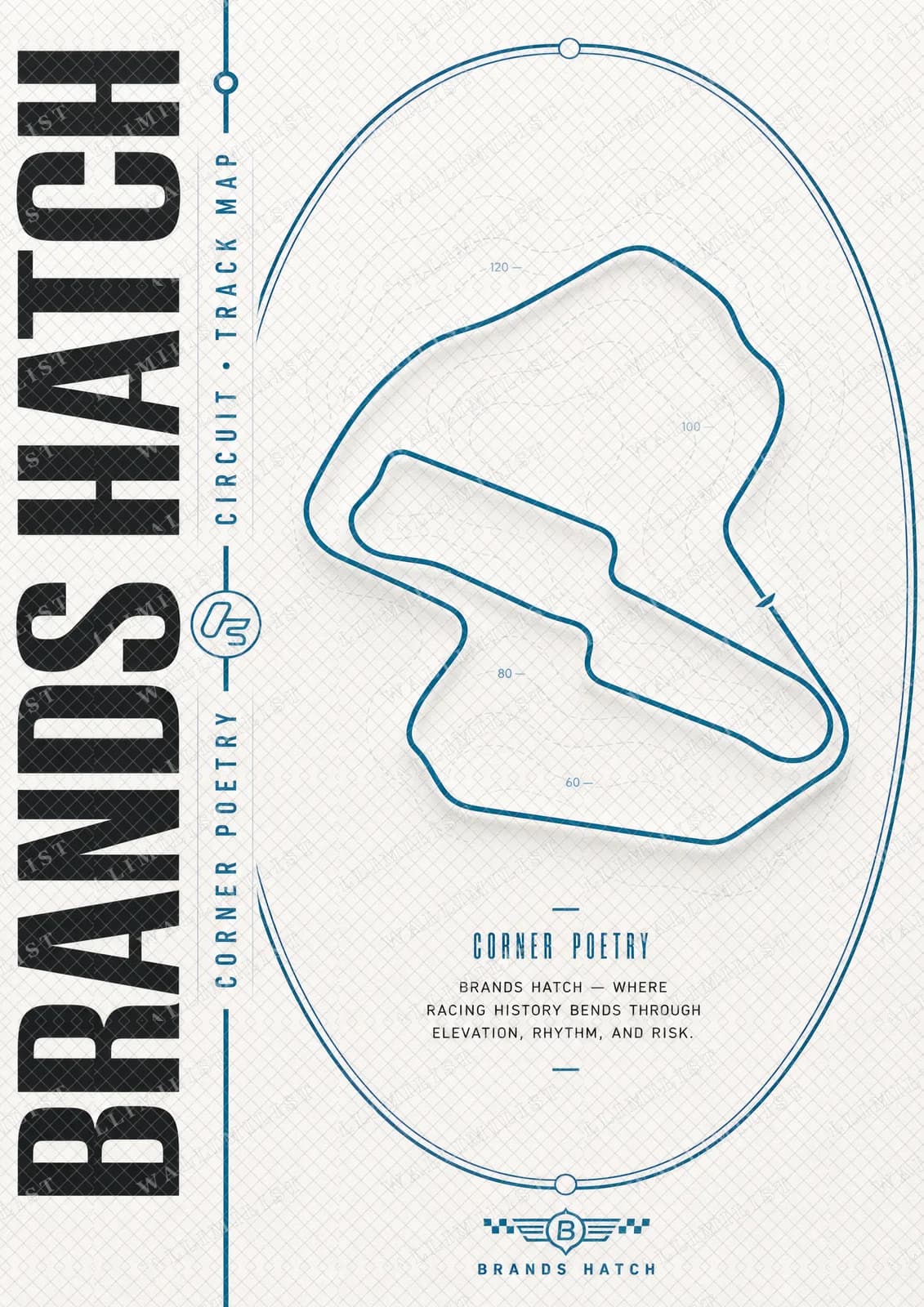 Actual watermarked print of Brands Hatch