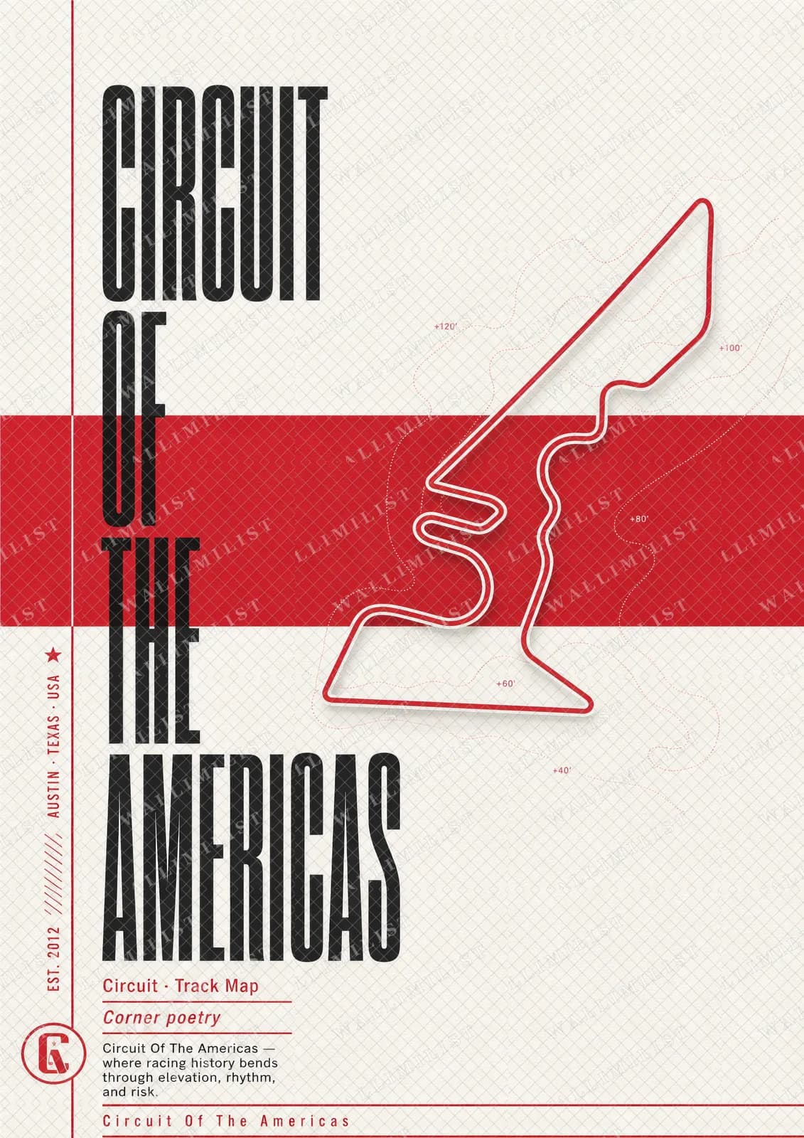 Actual watermarked print of Circuit of the Americas