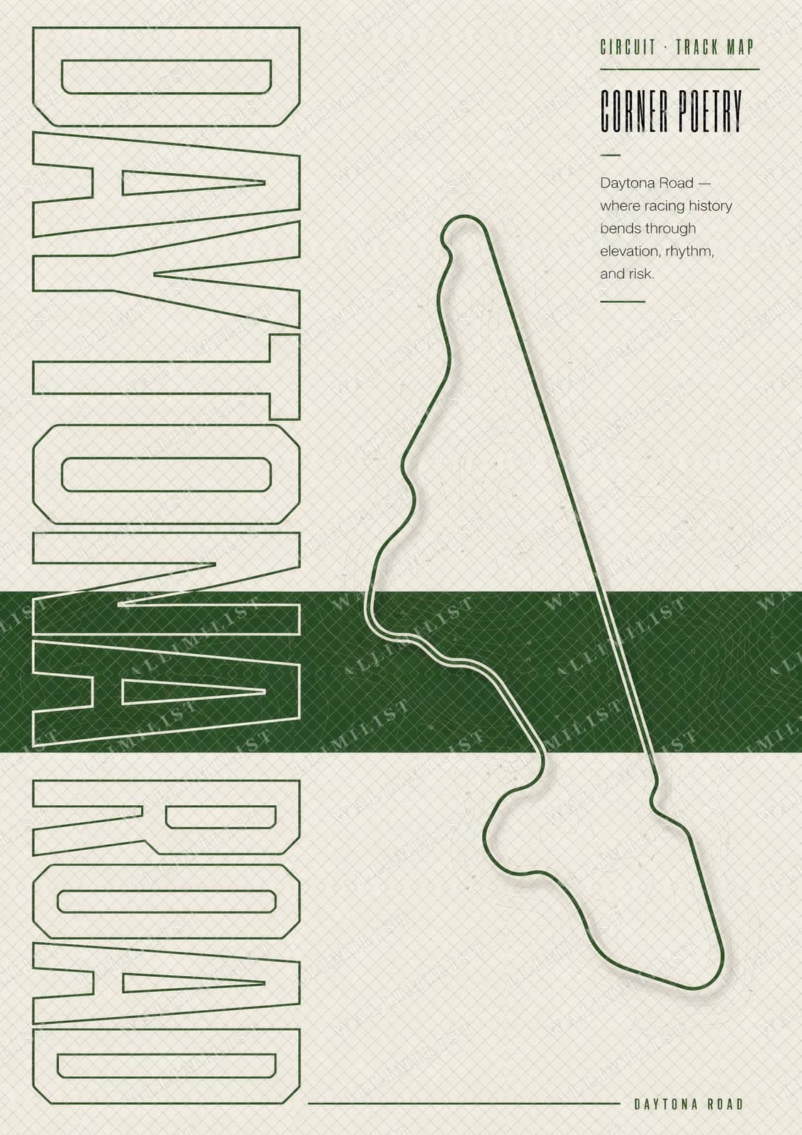 Actual watermarked print of Daytona Road