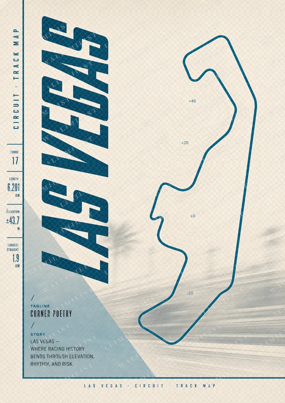 Actual watermarked print of Las Vegas