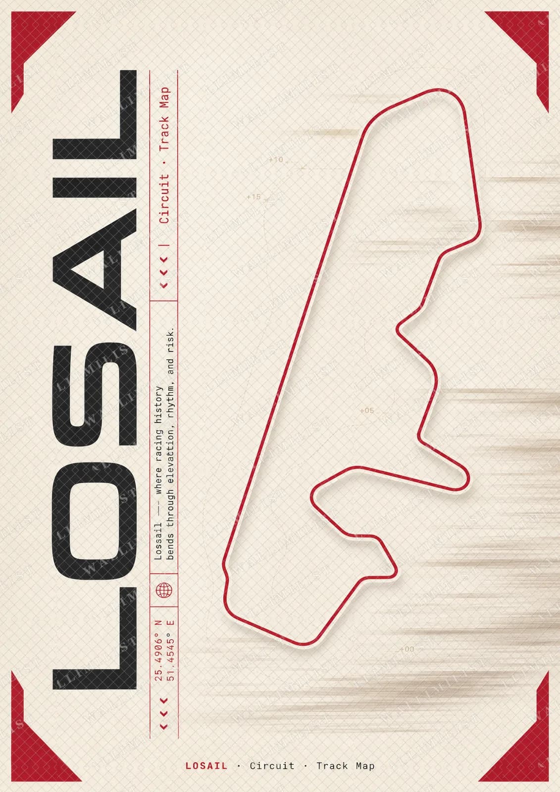 Actual watermarked print of Losail
