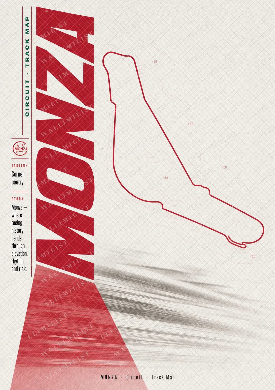 Actual watermarked print of Monza