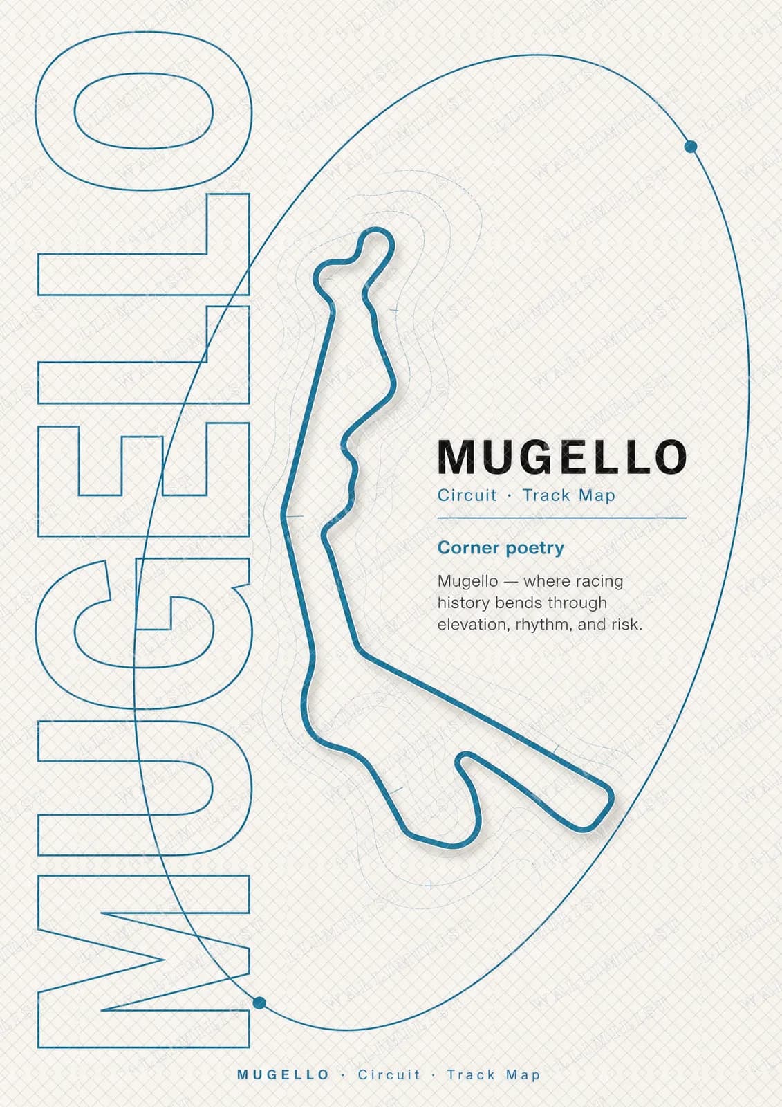 Actual watermarked print of Mugello