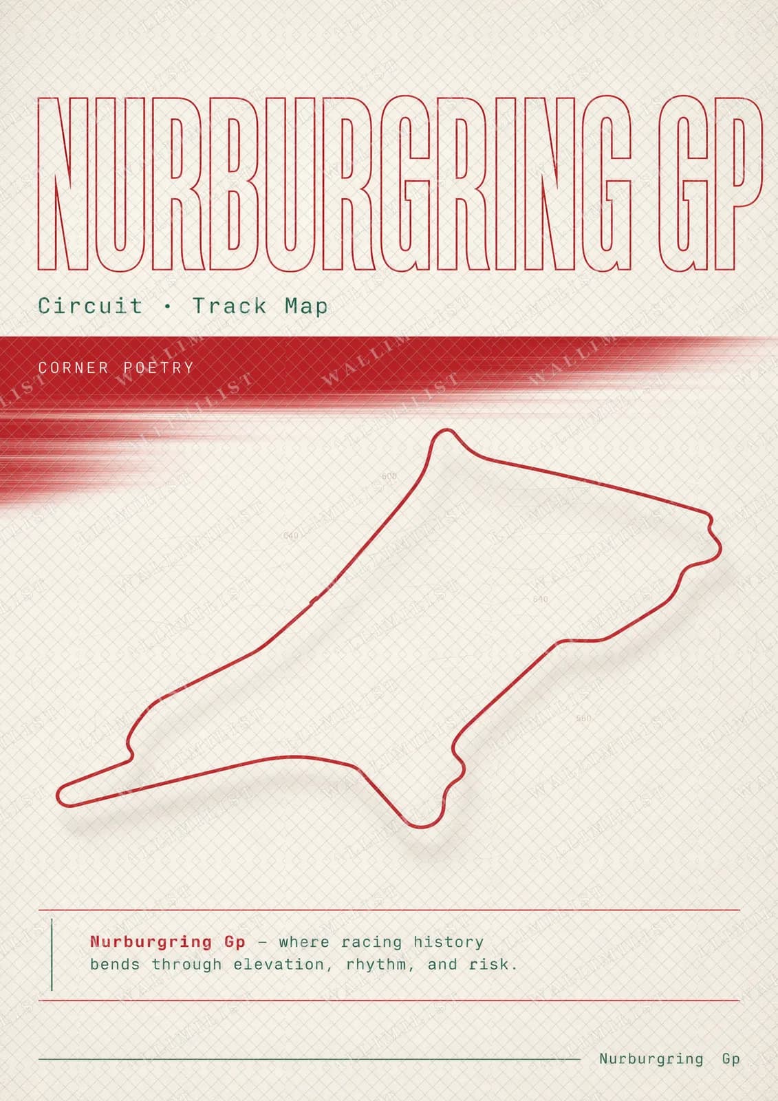 Actual watermarked print of Nürburgring GP