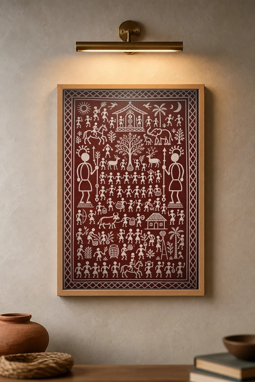 Healing Ikon — framed museum print, Saura