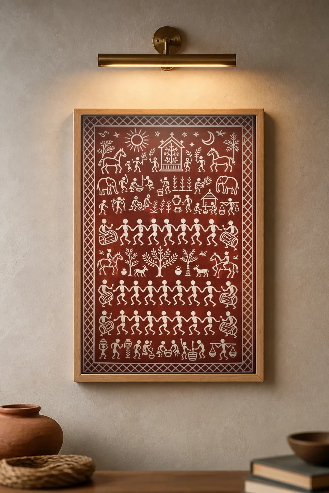 Harvest Dance — framed museum print, Saura